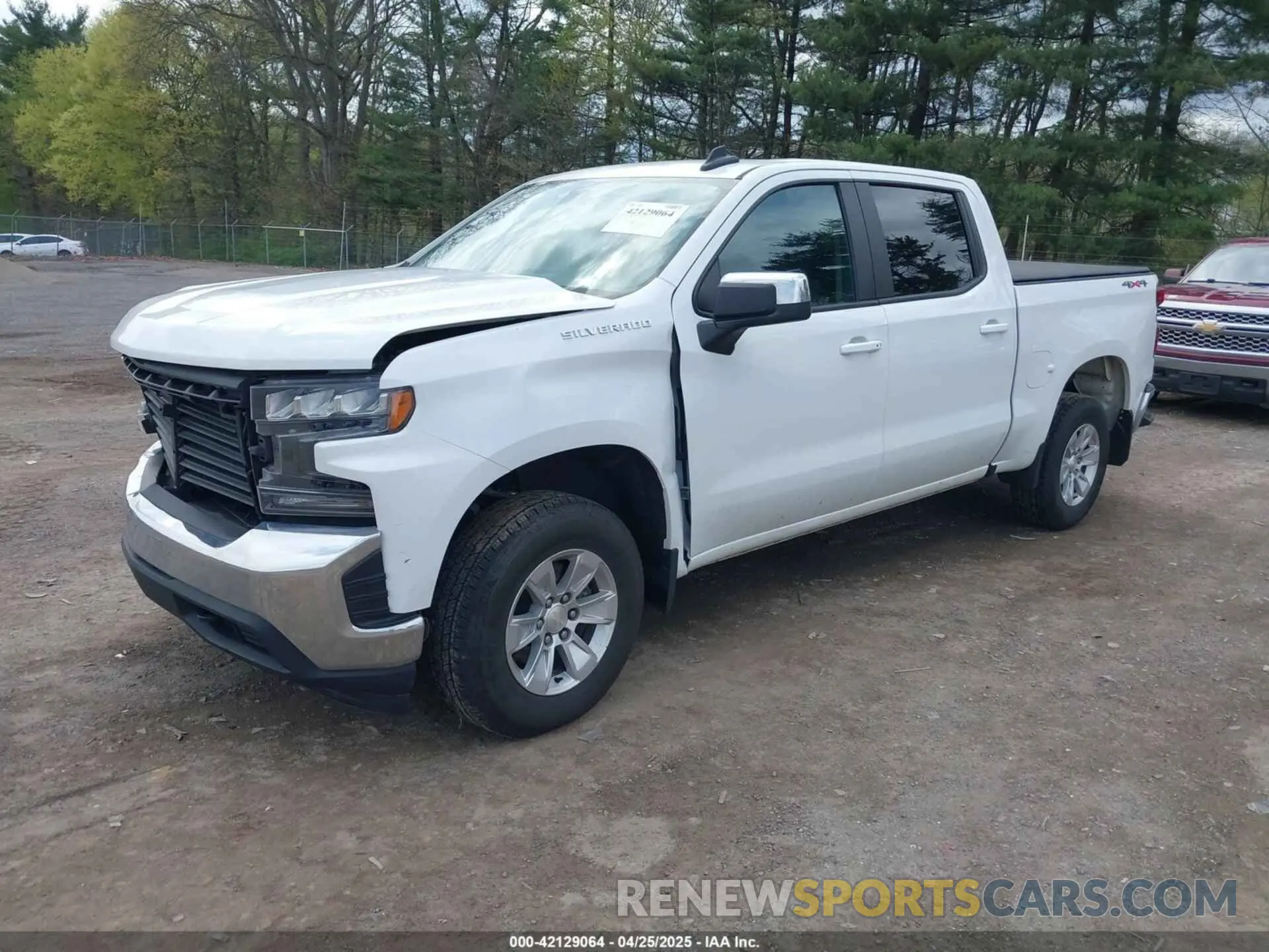 2 Фотография поврежденного автомобиля 3GCPYDEK0MG411876 CHEVROLET SILVERADO 1500 2021