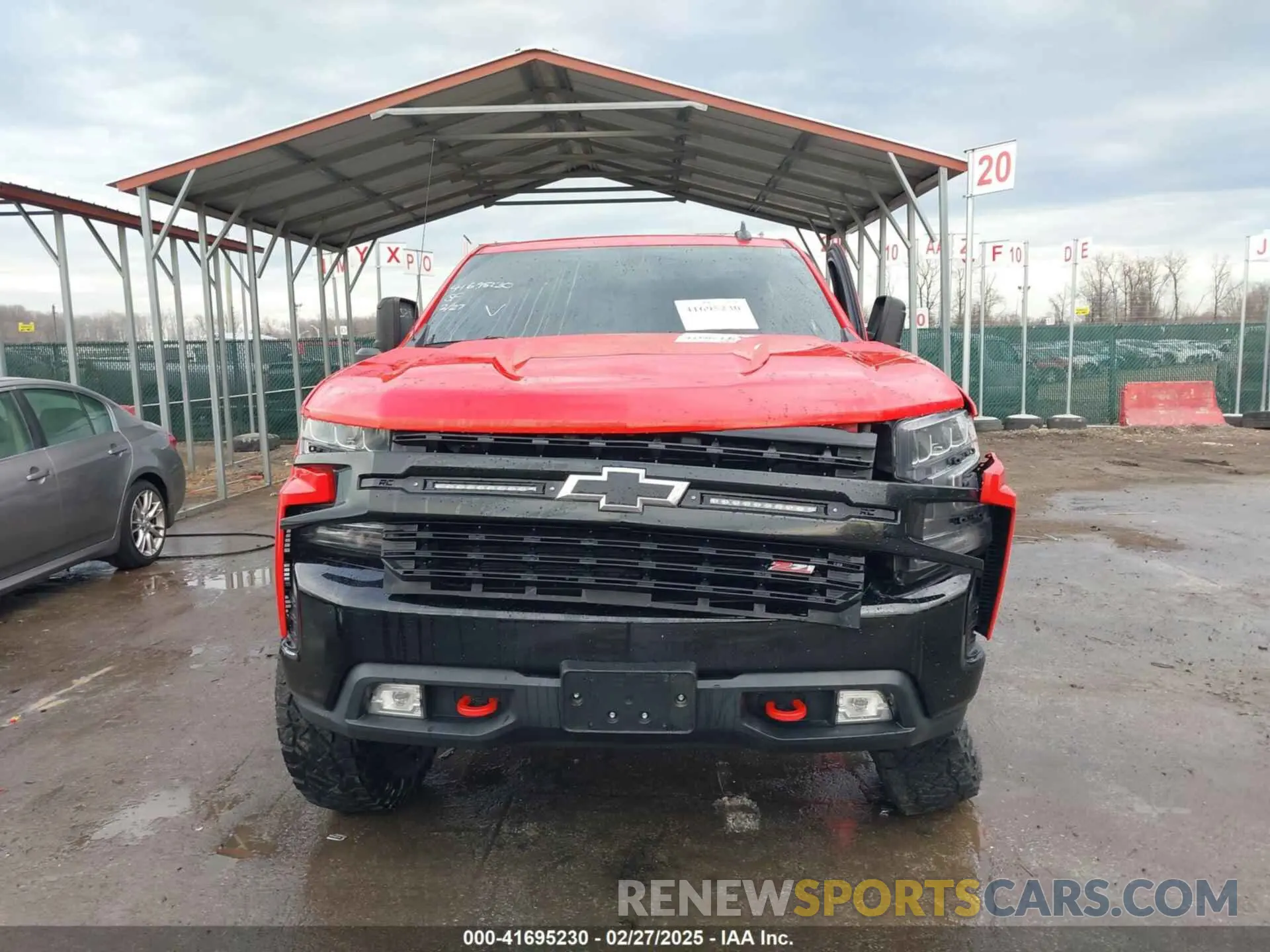 11 Photograph of a damaged car 3GCPYFED3MG246645 CHEVROLET SILVERADO 1500 2021