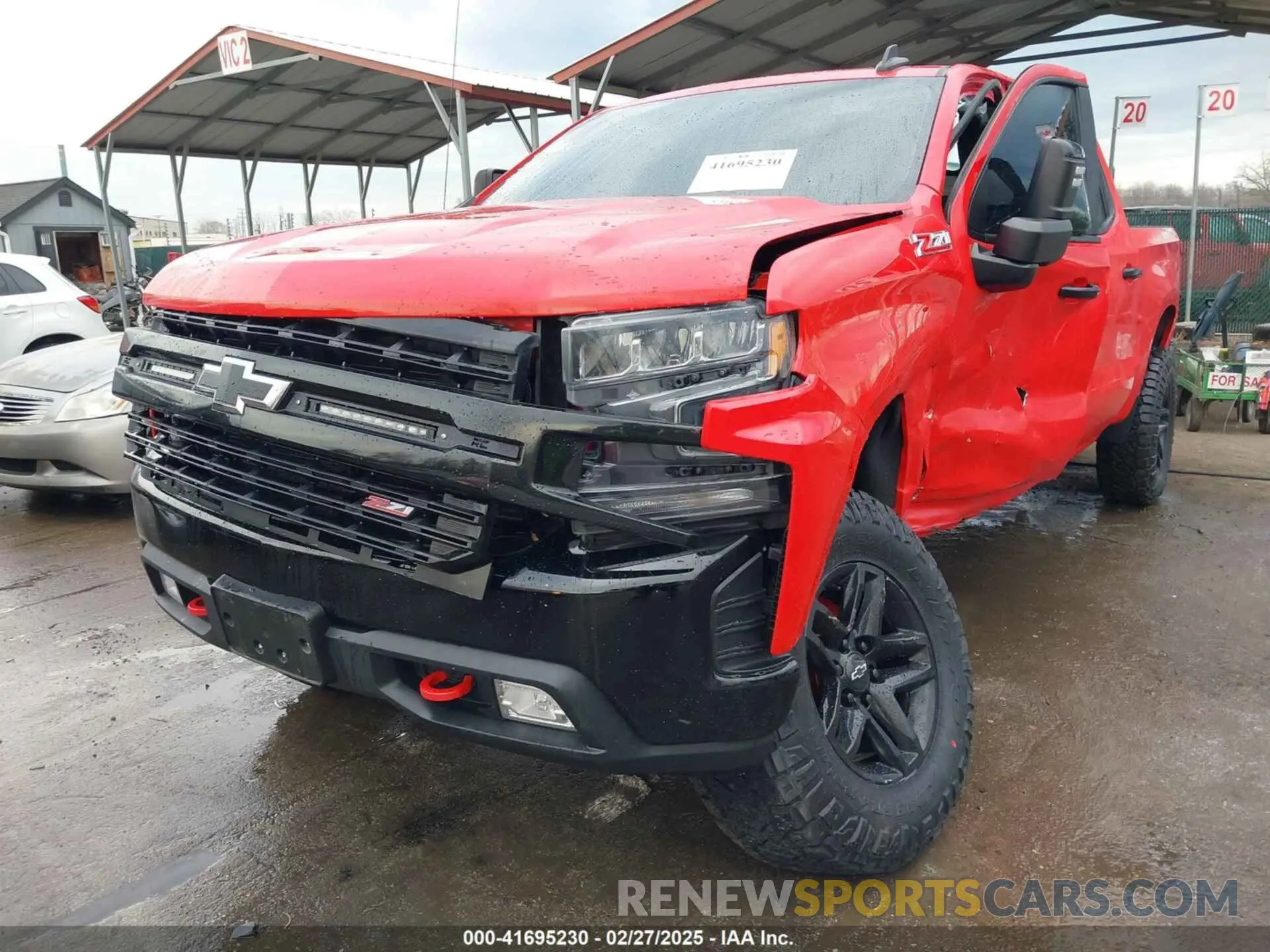6 Photograph of a damaged car 3GCPYFED3MG246645 CHEVROLET SILVERADO 1500 2021