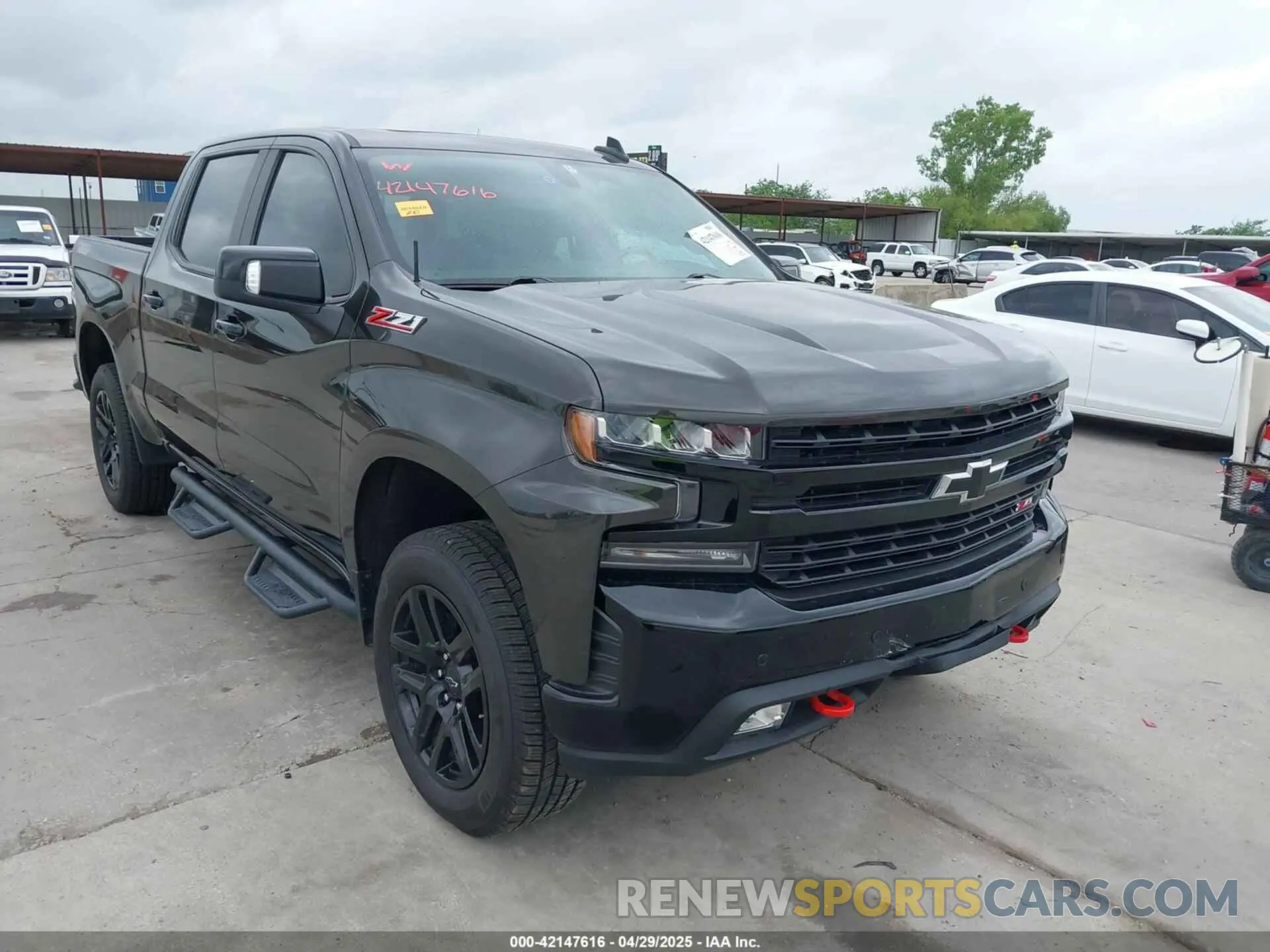 1 Photograph of a damaged car 3GCPYFED4MG354126 CHEVROLET SILVERADO 1500 2021