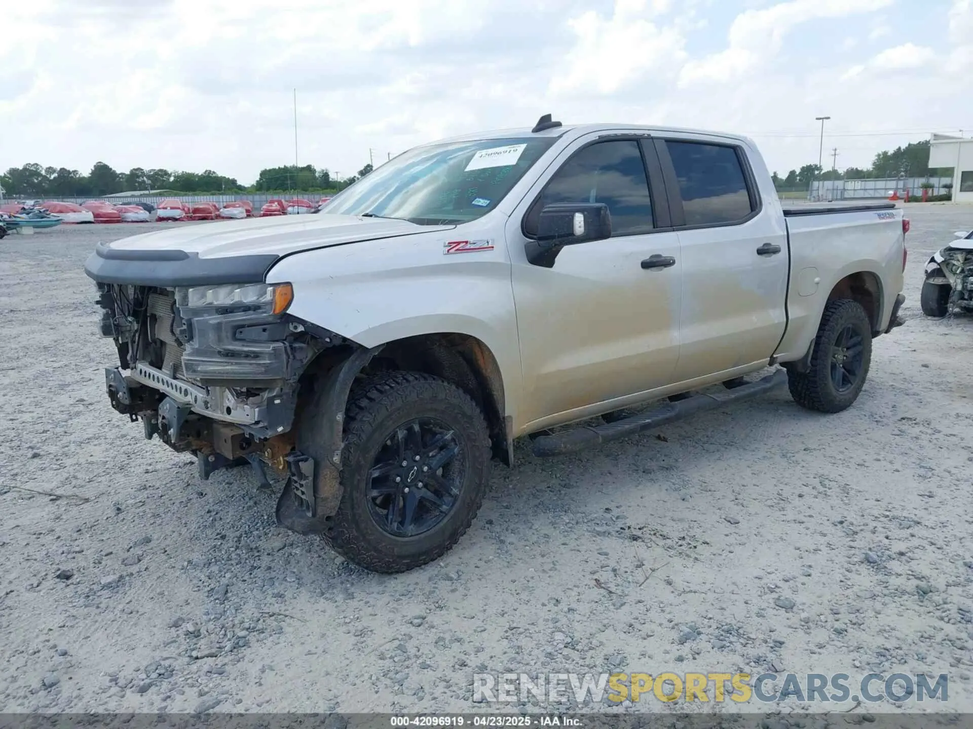 2 Фотография поврежденного автомобиля 3GCPYFED6MG165901 CHEVROLET SILVERADO 1500 2021