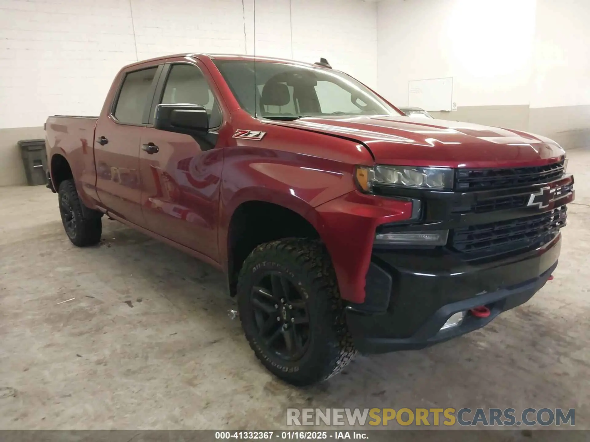1 Photograph of a damaged car 3GCPYFED6MG252097 CHEVROLET SILVERADO 1500 2021