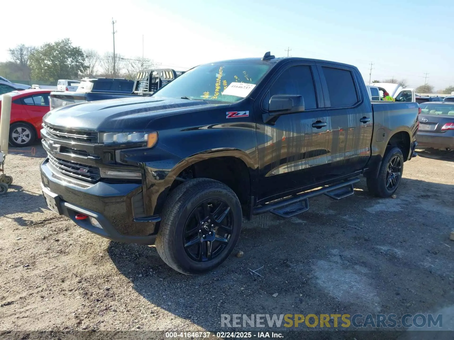 2 Photograph of a damaged car 3GCPYFEL2MG372535 CHEVROLET SILVERADO 1500 2021