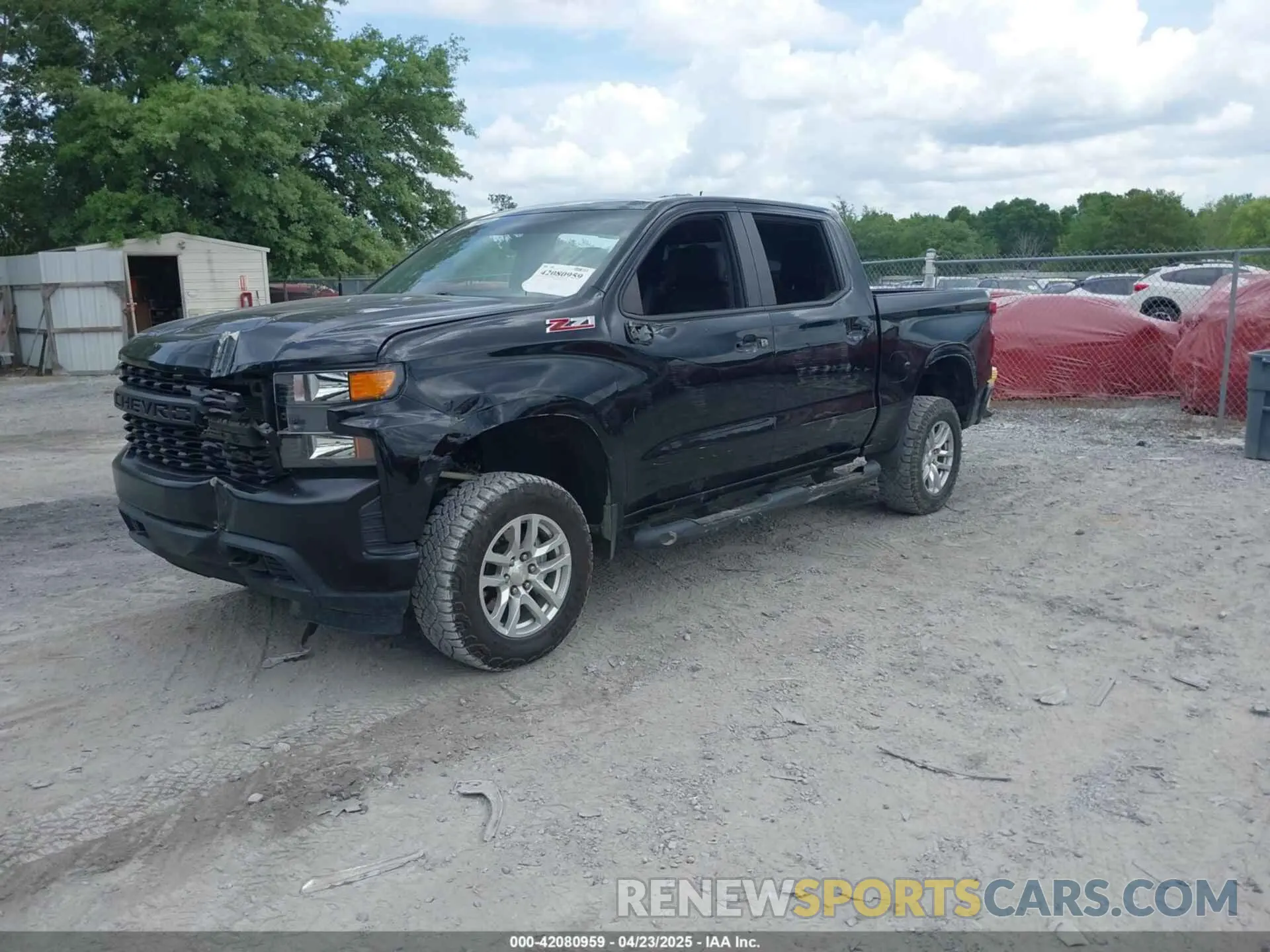 2 Photograph of a damaged car 3GCUYAEF6MG177134 CHEVROLET SILVERADO 1500 2021