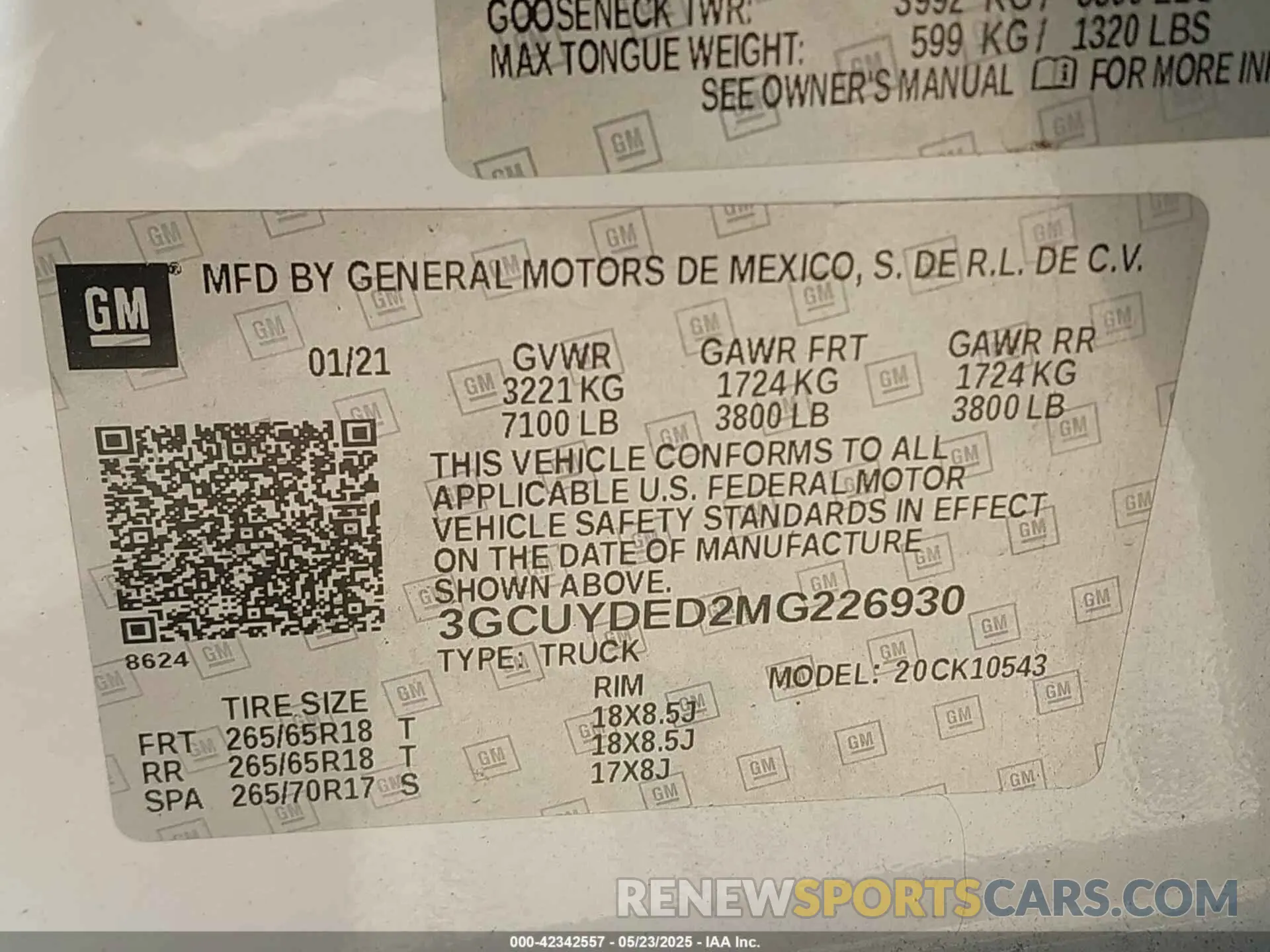 9 Фотография поврежденного автомобиля 3GCUYDED2MG226930 CHEVROLET SILVERADO 1500 2021