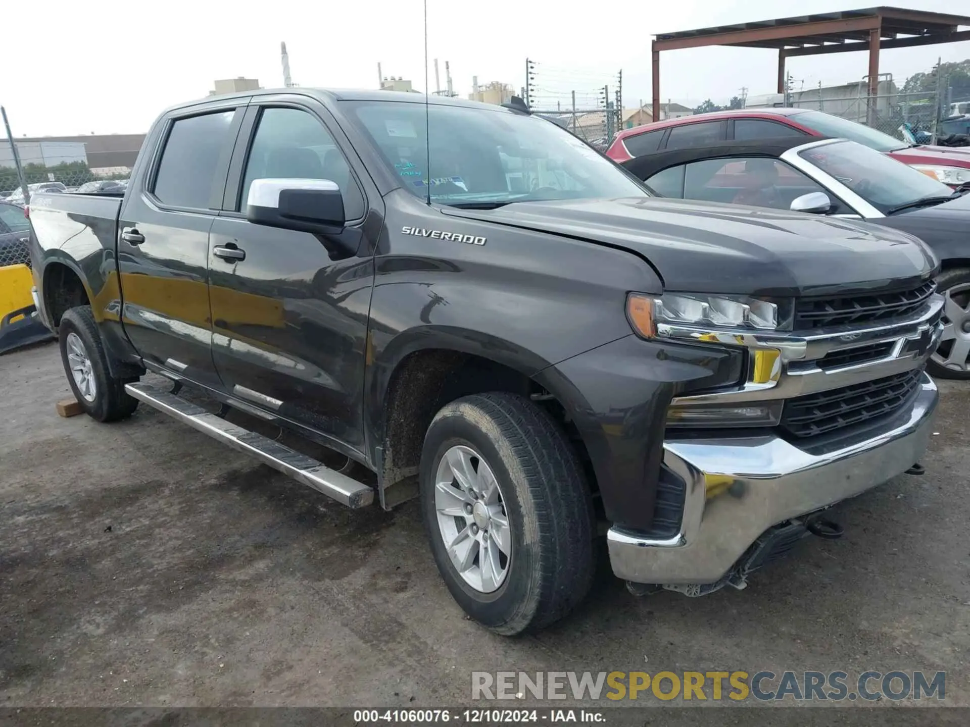 1 Photograph of a damaged car 3GCUYDED2MG481707 CHEVROLET SILVERADO 1500 2021