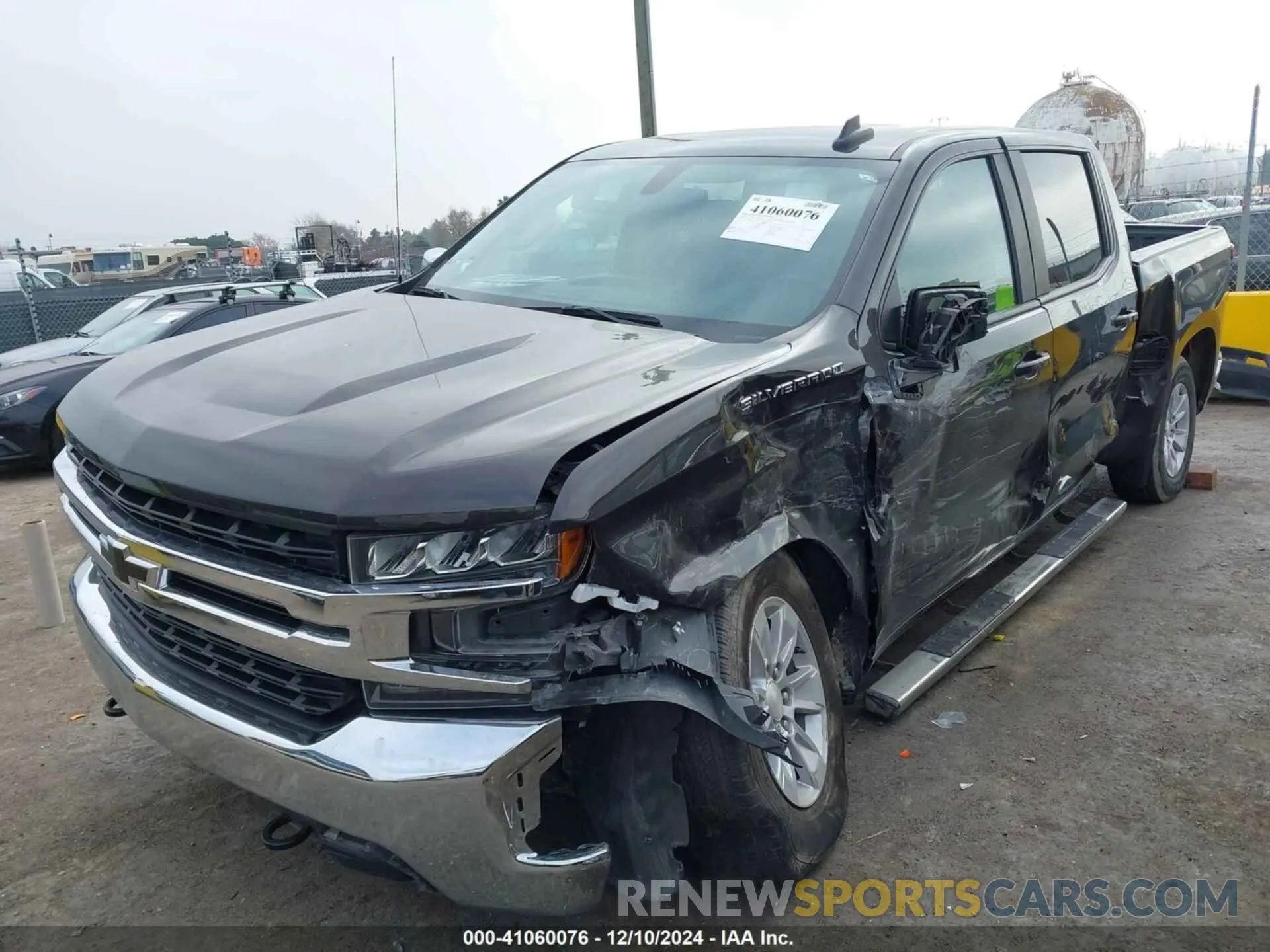 2 Photograph of a damaged car 3GCUYDED2MG481707 CHEVROLET SILVERADO 1500 2021