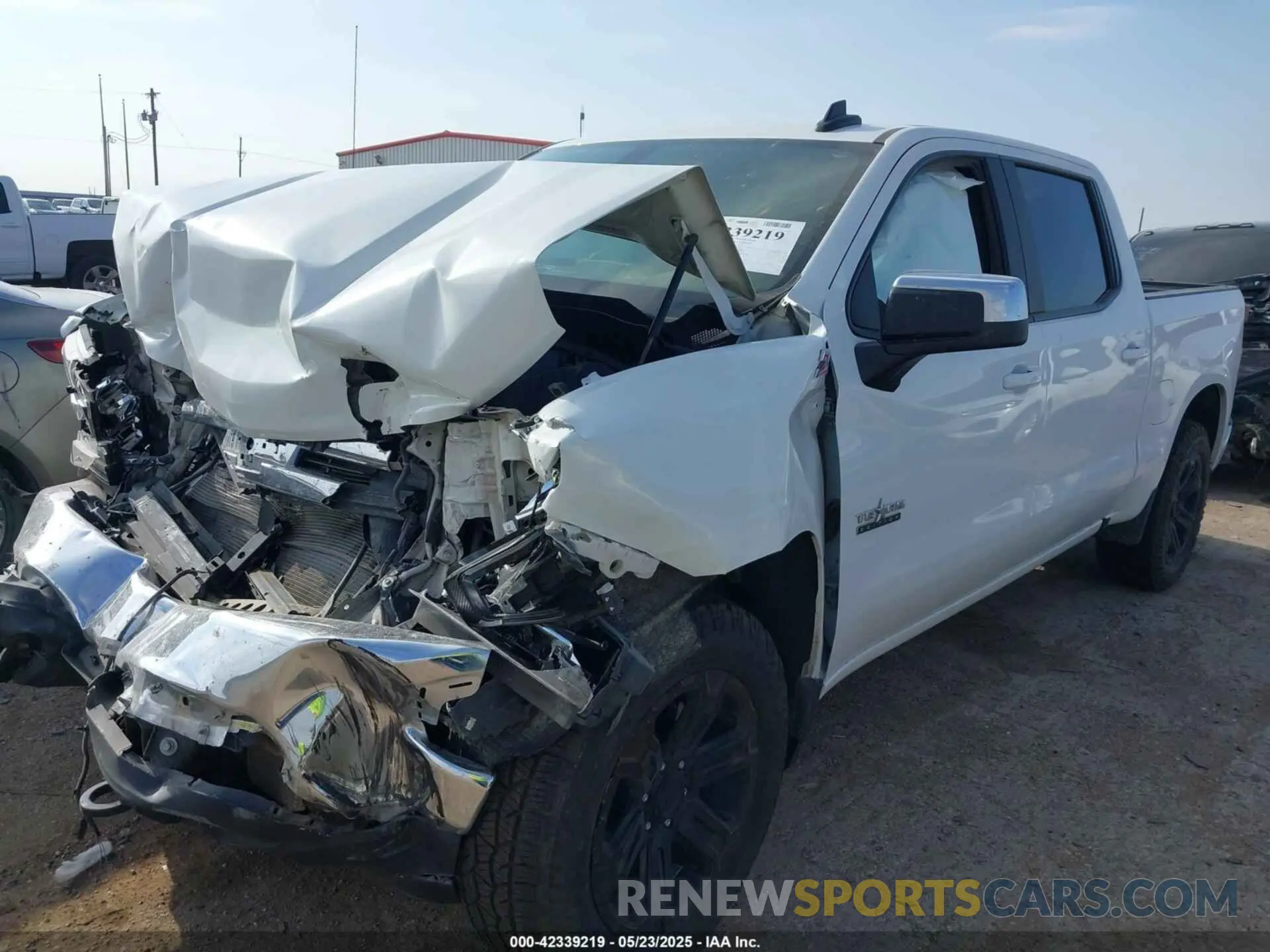 2 Photograph of a damaged car 3GCUYDED3MG419698 CHEVROLET SILVERADO 1500 2021