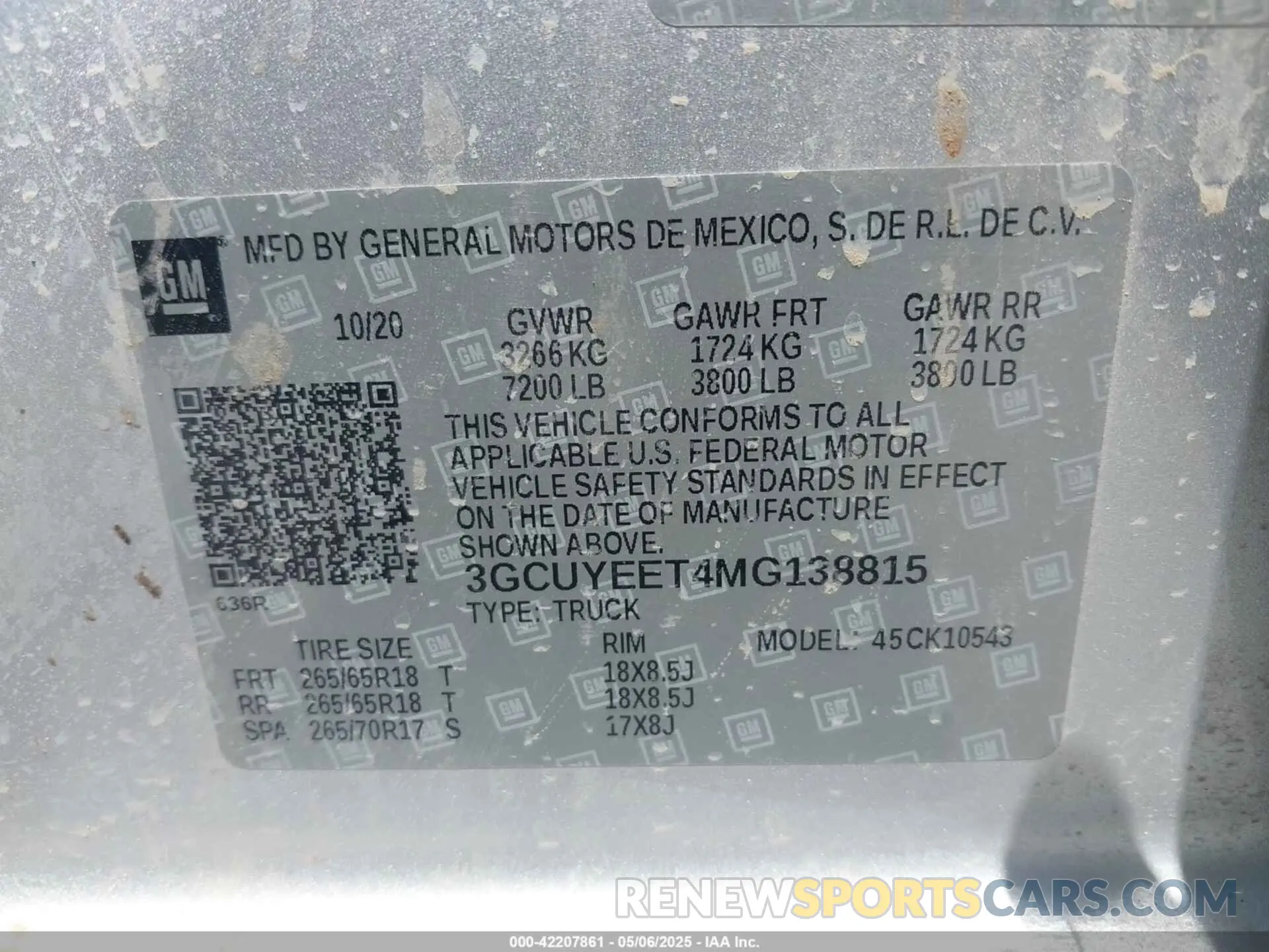 9 Photograph of a damaged car 3GCUYEET4MG138815 CHEVROLET SILVERADO 1500 2021