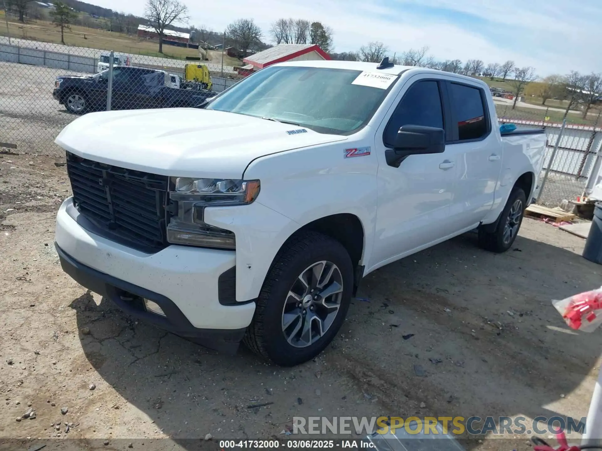 2 Photograph of a damaged car 3GCUYEET4MG243452 CHEVROLET SILVERADO 1500 2021