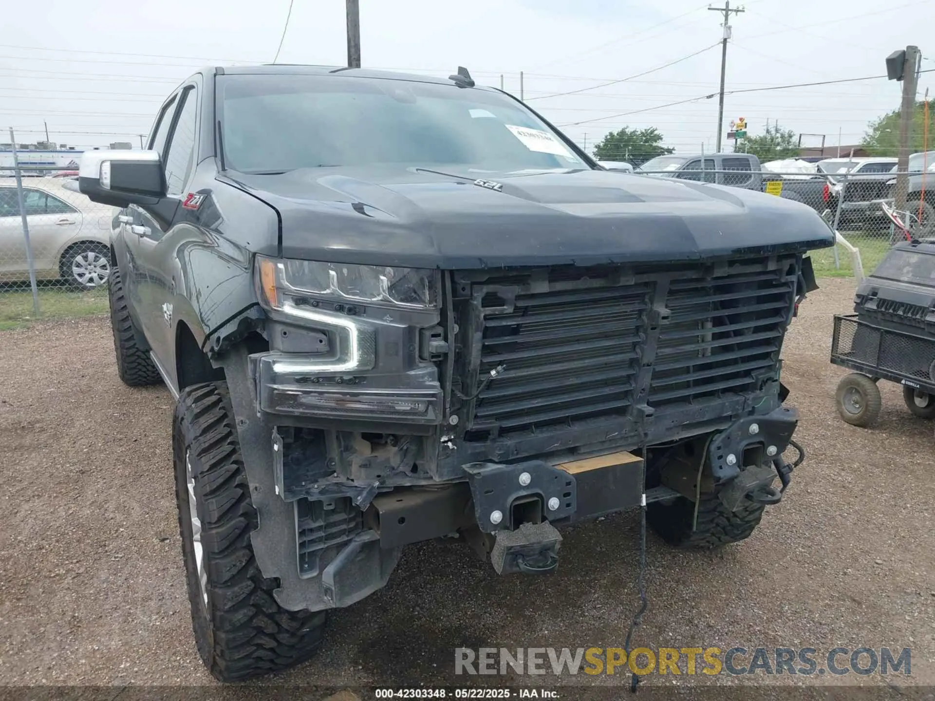 1 Photograph of a damaged car 3GCUYGEL1MG292569 CHEVROLET SILVERADO 1500 2021