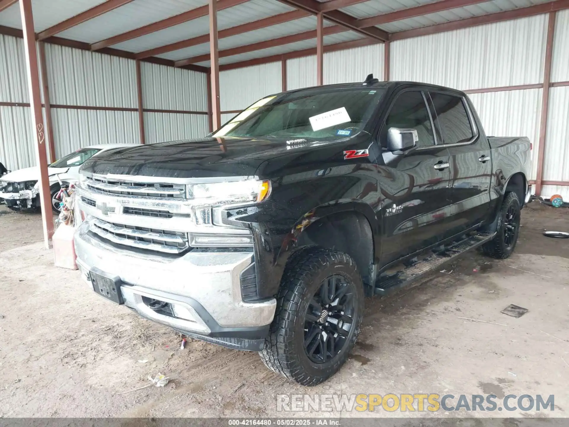 2 Фотография поврежденного автомобиля 3GCUYGET2MG143300 CHEVROLET SILVERADO 1500 2021