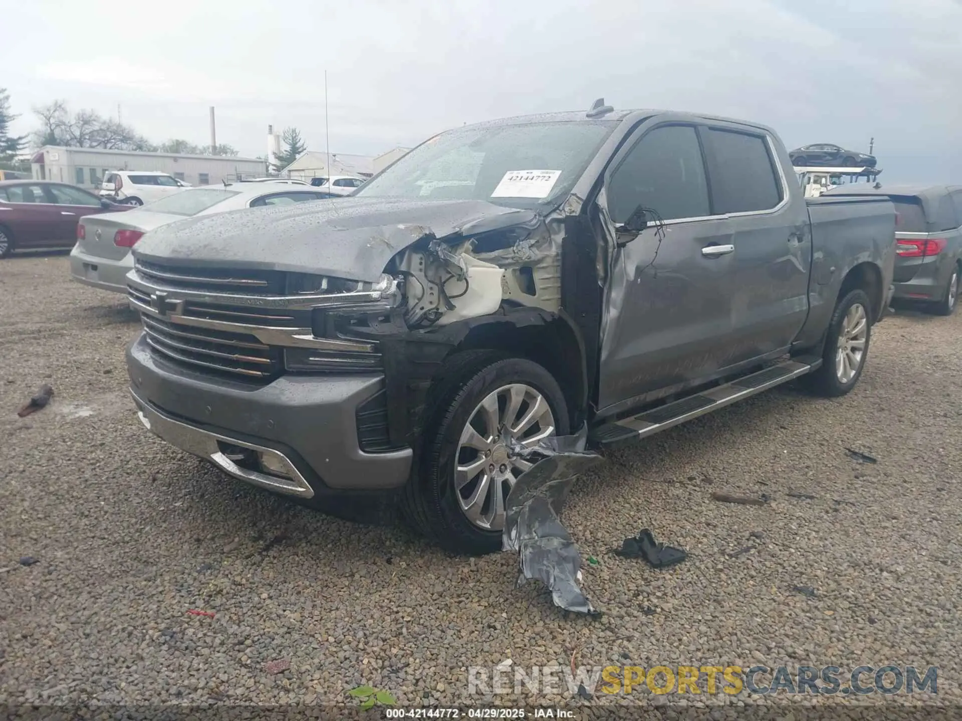2 Photograph of a damaged car 3GCUYHEDXMG387274 CHEVROLET SILVERADO 1500 2021