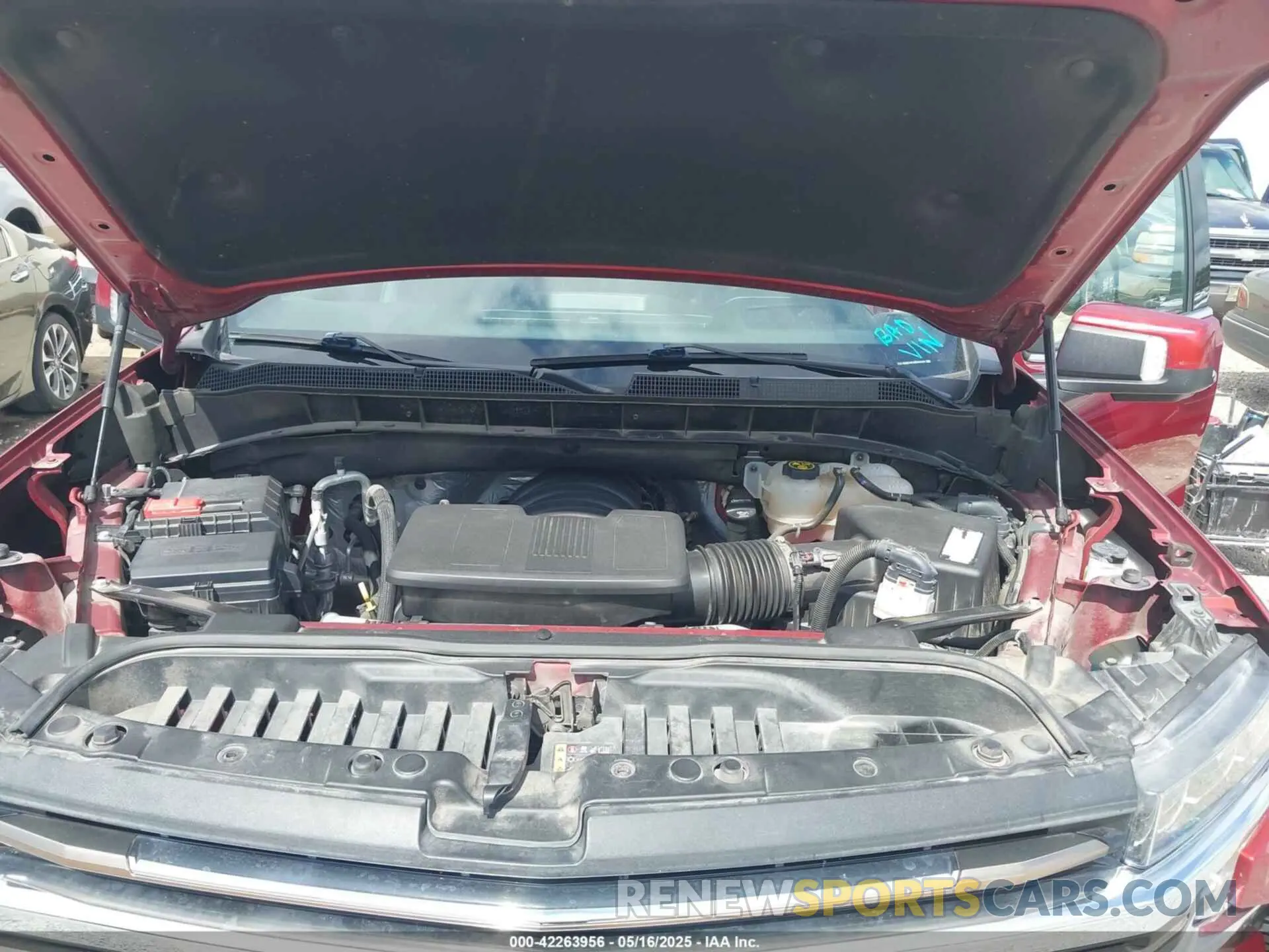 10 Photograph of a damaged car 3GCUYHEL1MG143522 CHEVROLET SILVERADO 1500 2021