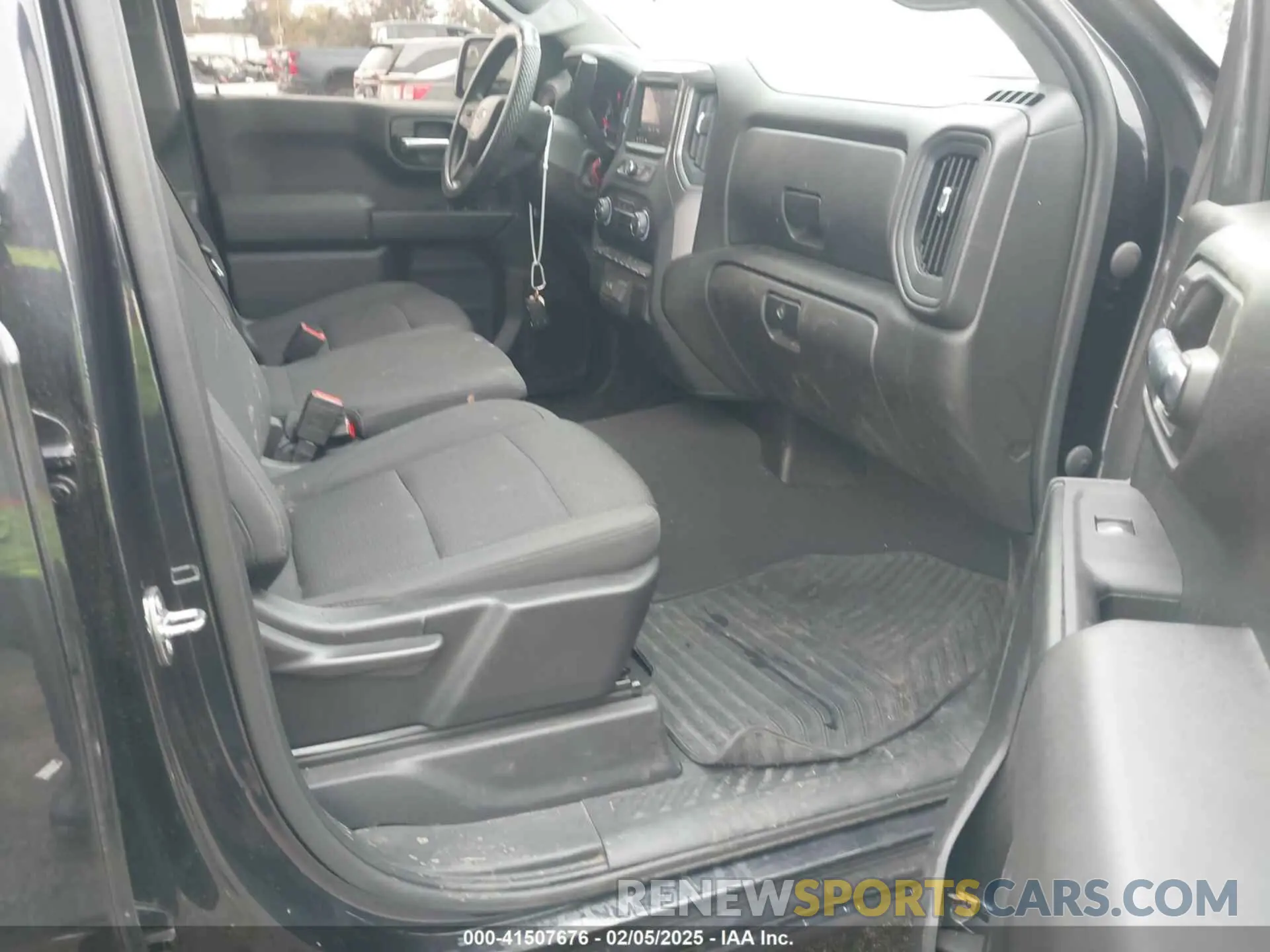 5 Фотография поврежденного автомобиля 1GCPAAEKXNZ620093 CHEVROLET SILVERADO 1500 2022