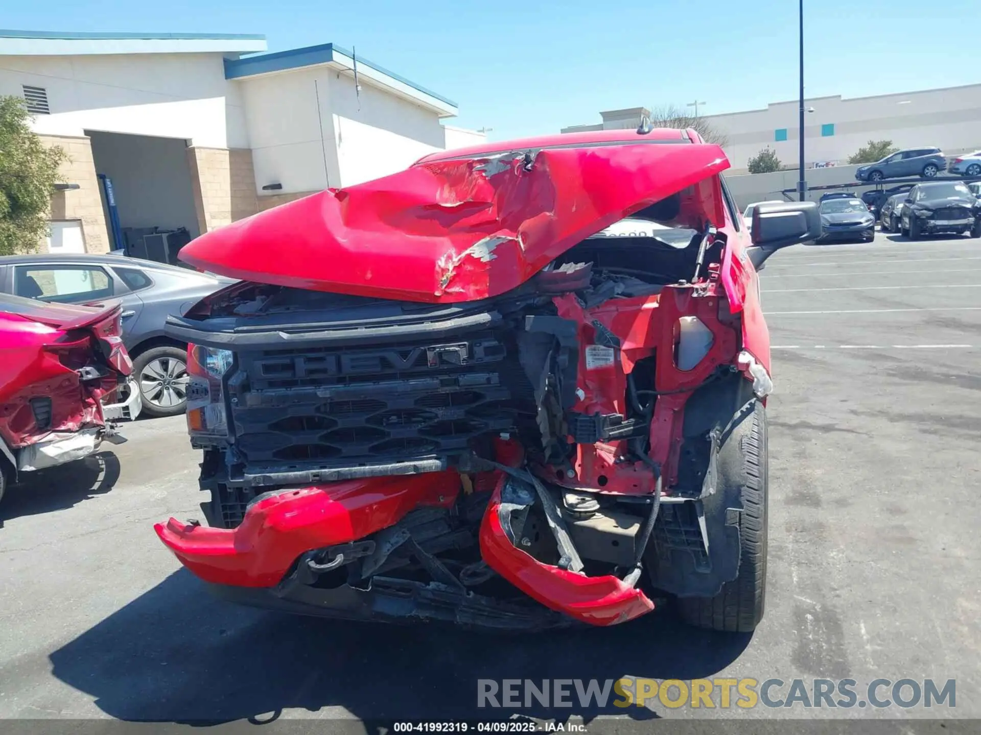 13 Photograph of a damaged car 1GCPABEK1NZ638925 CHEVROLET SILVERADO 1500 2022