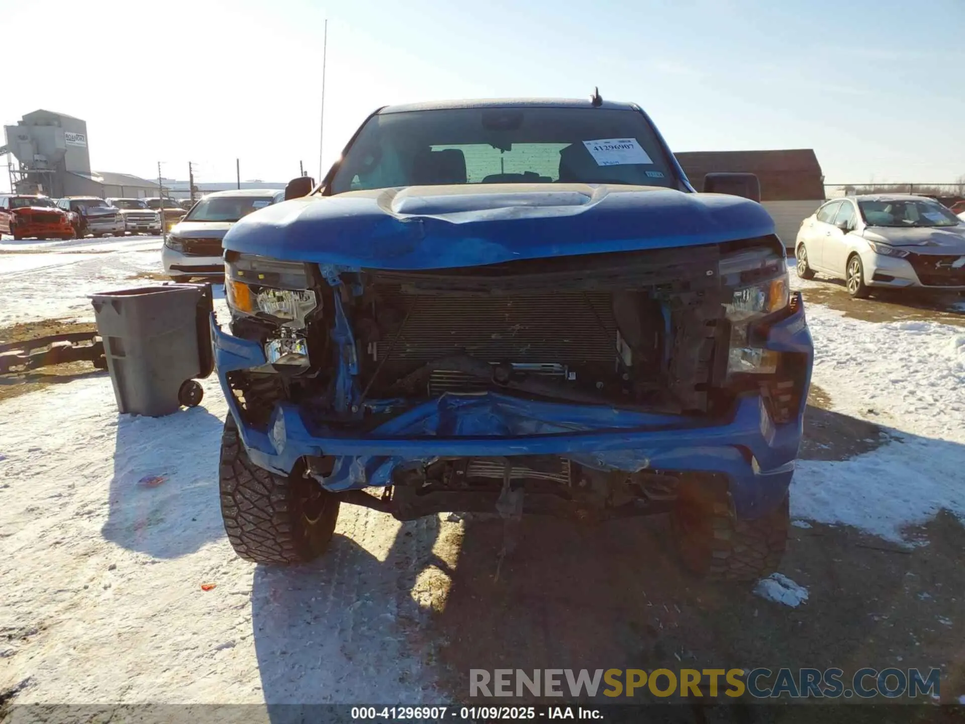13 Photograph of a damaged car 1GCPABEK3NZ614707 CHEVROLET SILVERADO 1500 2022