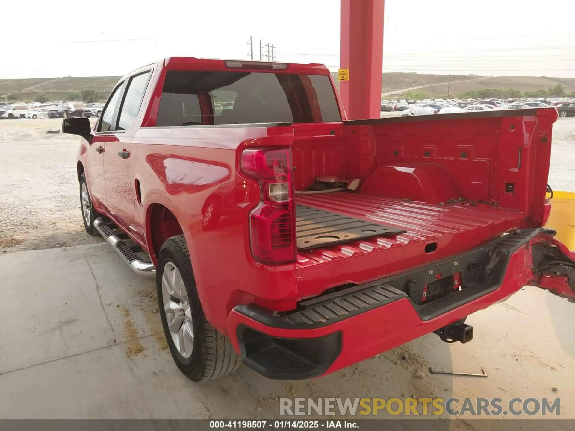 3 Фотография поврежденного автомобиля 1GCPABEK3NZ632205 CHEVROLET SILVERADO 1500 2022