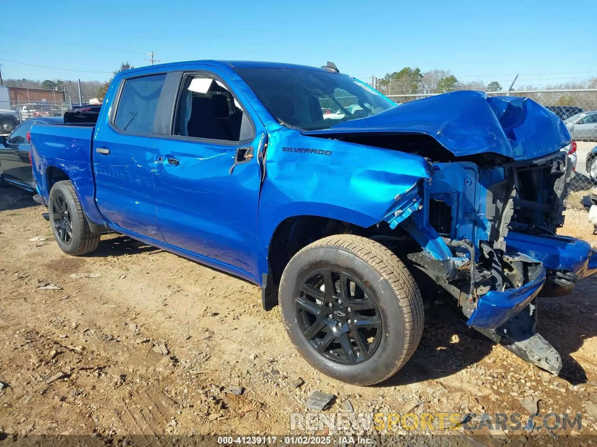 1 Photograph of a damaged car 1GCPABEK5NZ525141 CHEVROLET SILVERADO 1500 2022