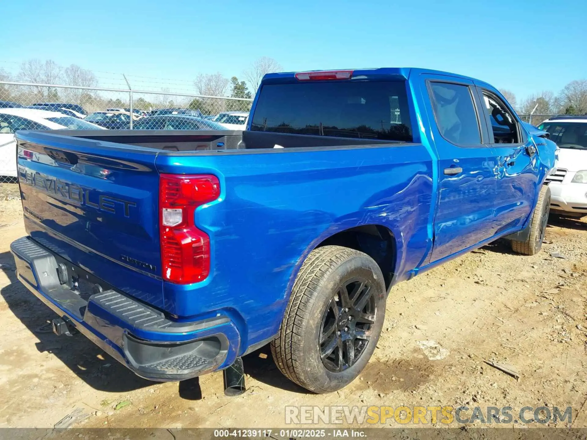 4 Photograph of a damaged car 1GCPABEK5NZ525141 CHEVROLET SILVERADO 1500 2022