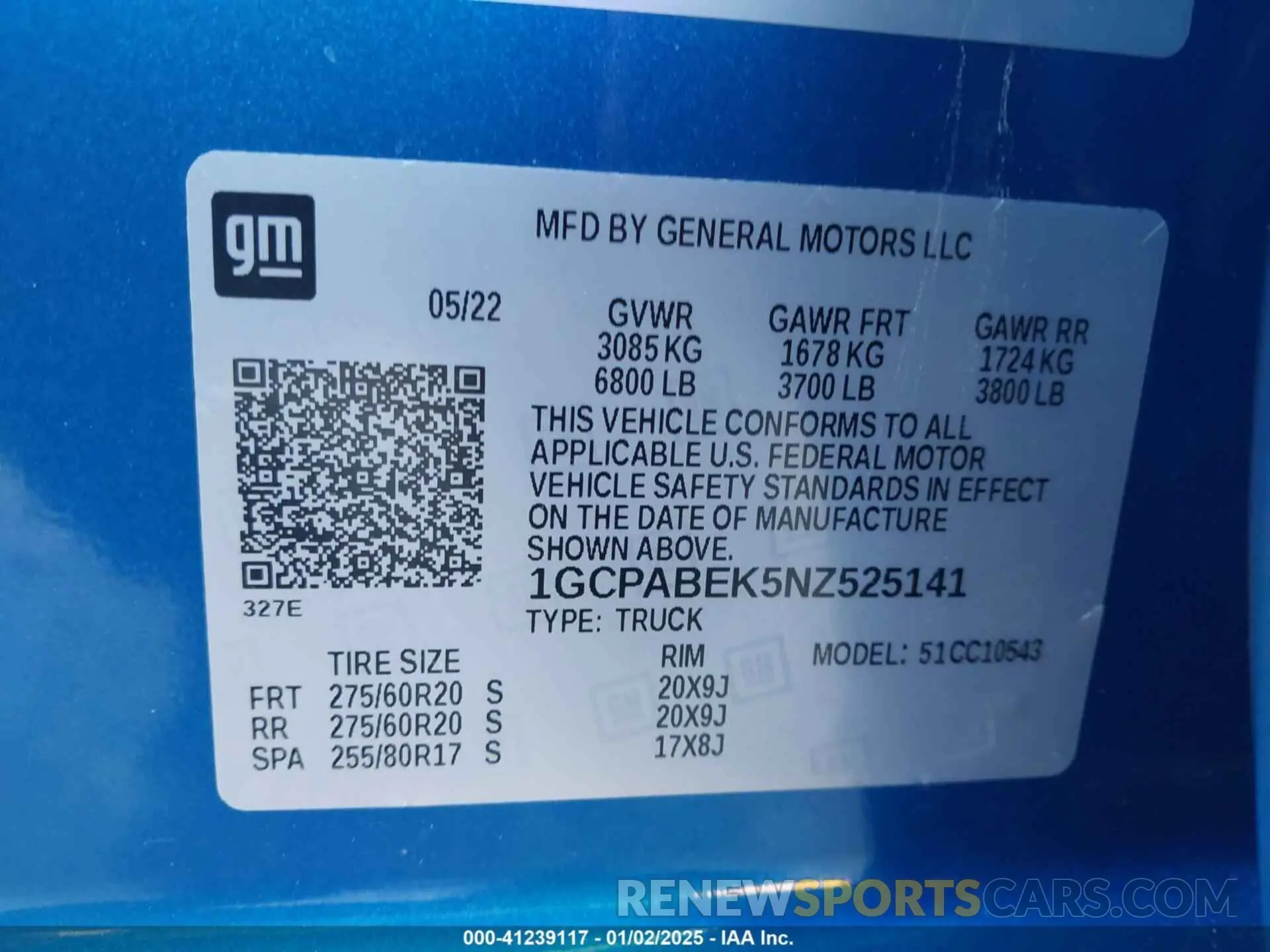 9 Photograph of a damaged car 1GCPABEK5NZ525141 CHEVROLET SILVERADO 1500 2022