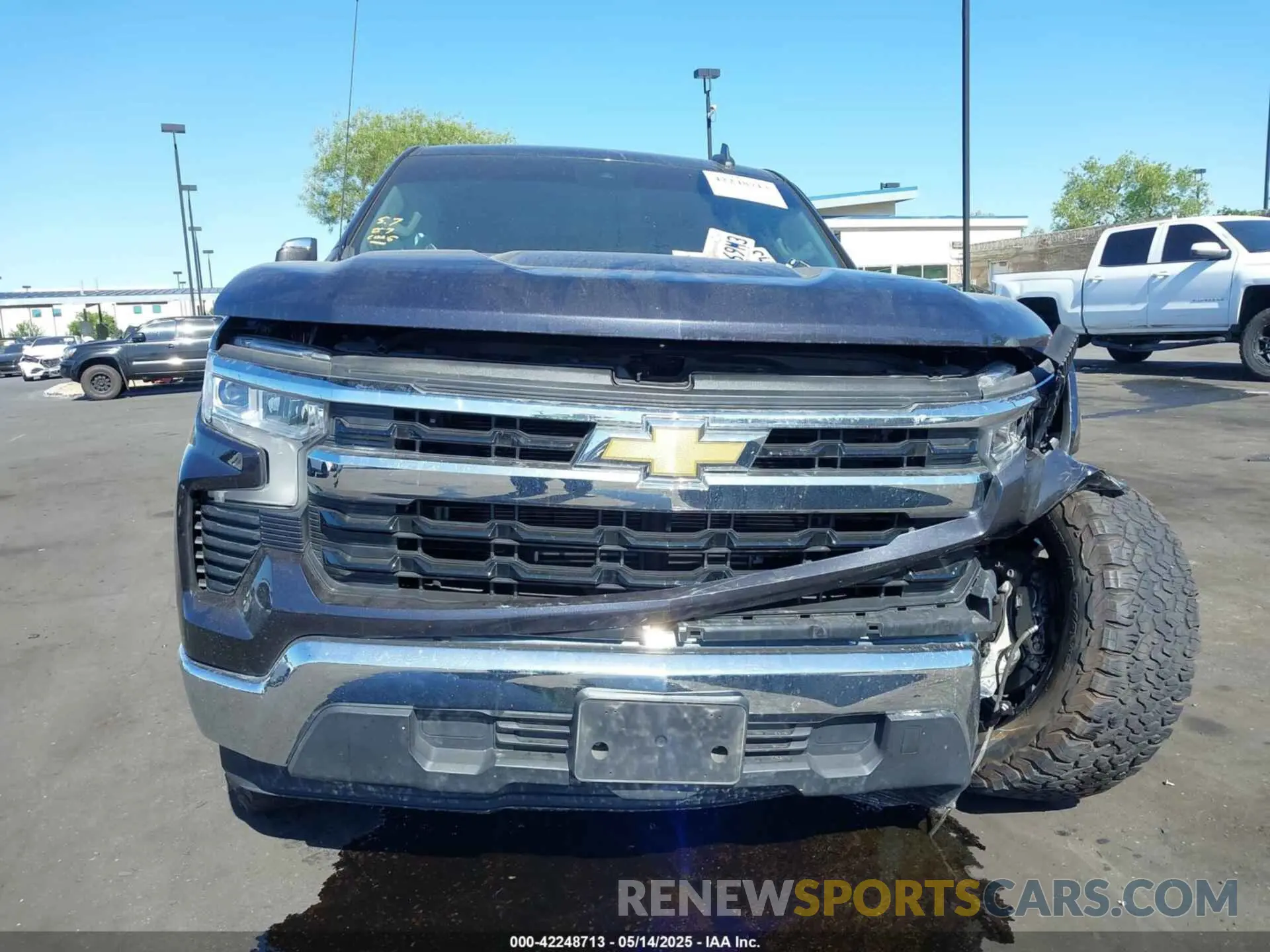 12 Photograph of a damaged car 1GCPACEK1NZ530813 CHEVROLET SILVERADO 1500 2022