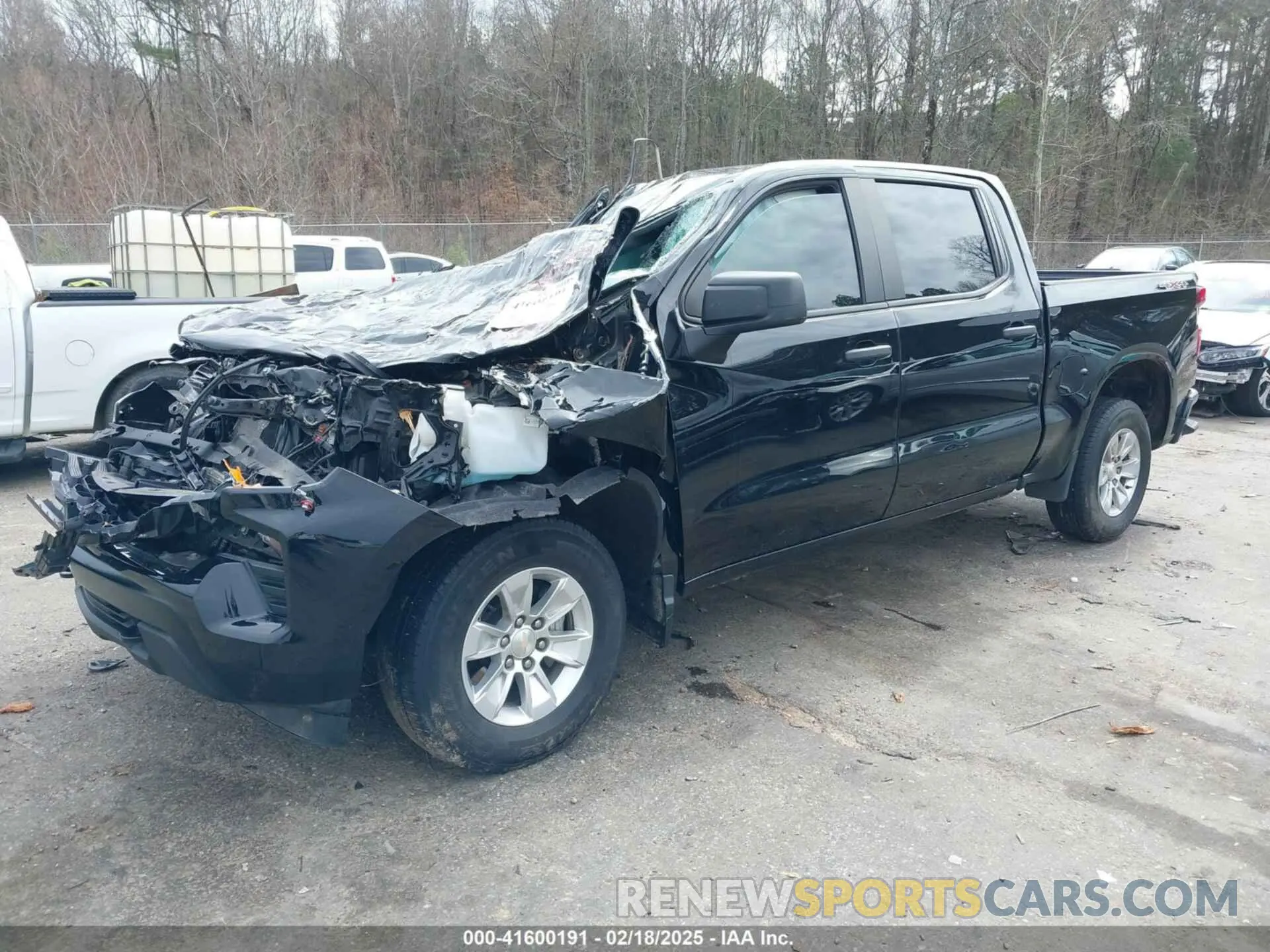 2 Фотография поврежденного автомобиля 1GCPDAEK6NZ577167 CHEVROLET SILVERADO 1500 2022