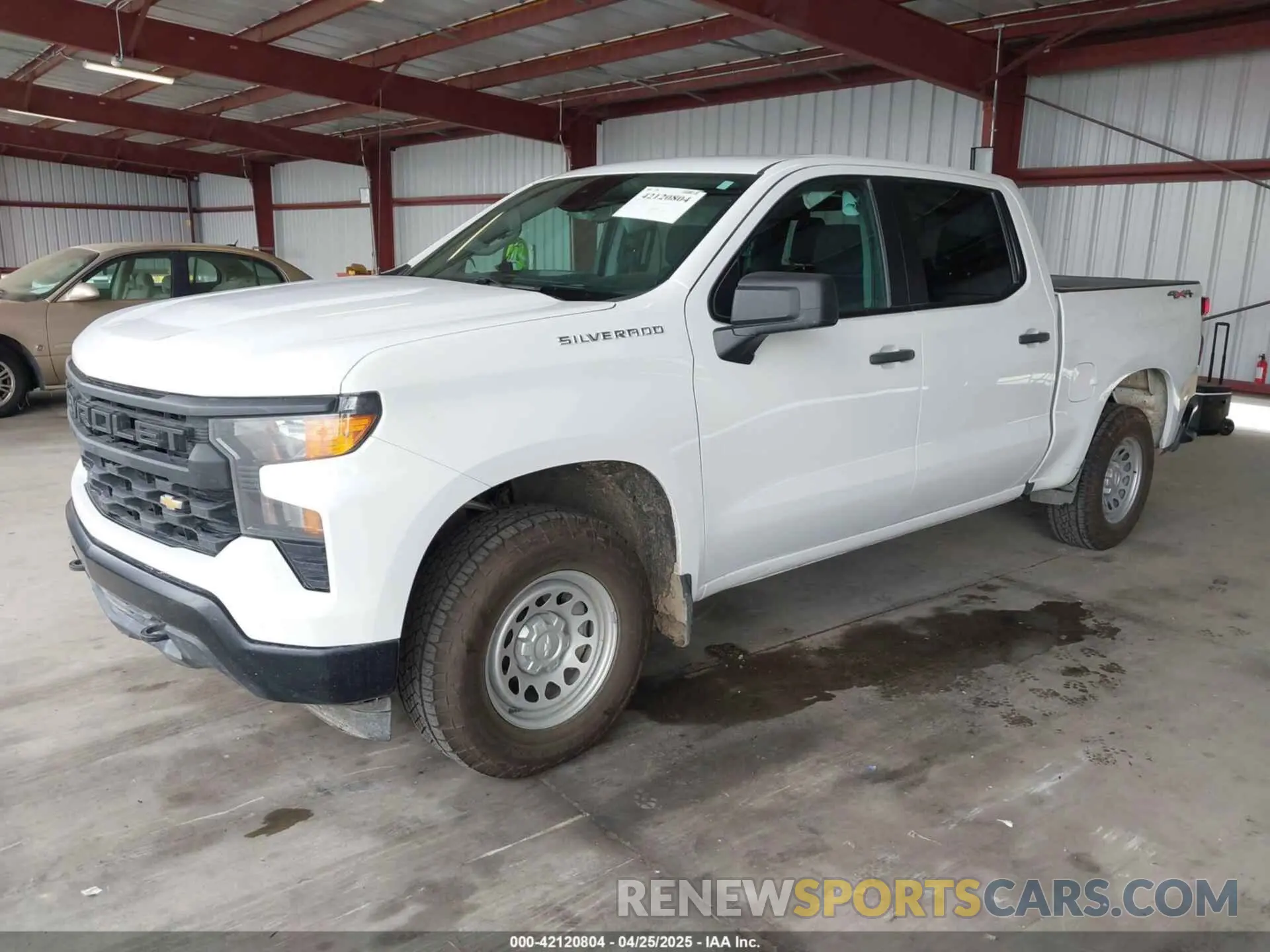 2 Photograph of a damaged car 1GCPDAEK9NZ600778 CHEVROLET SILVERADO 1500 2022