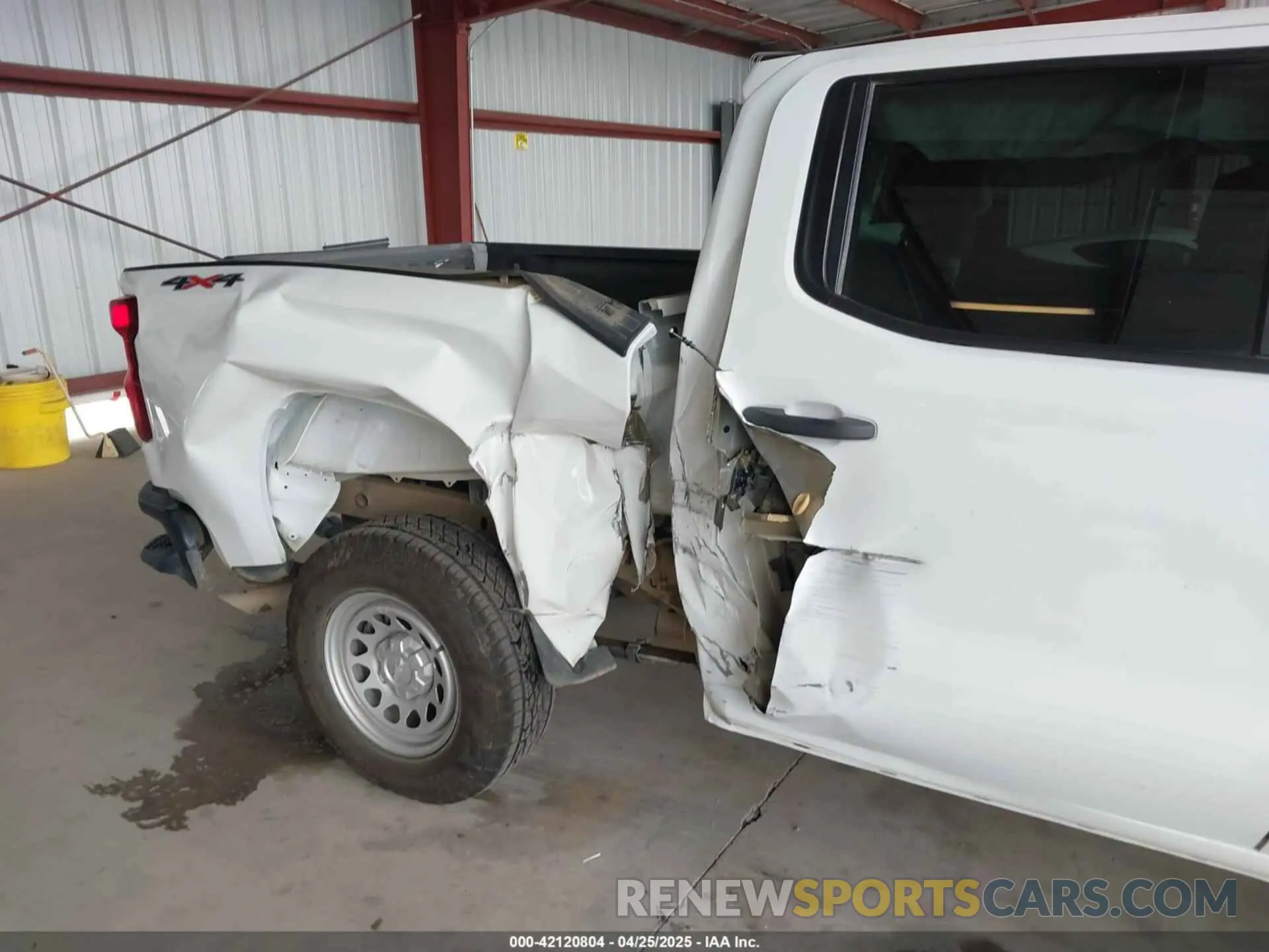 6 Photograph of a damaged car 1GCPDAEK9NZ600778 CHEVROLET SILVERADO 1500 2022