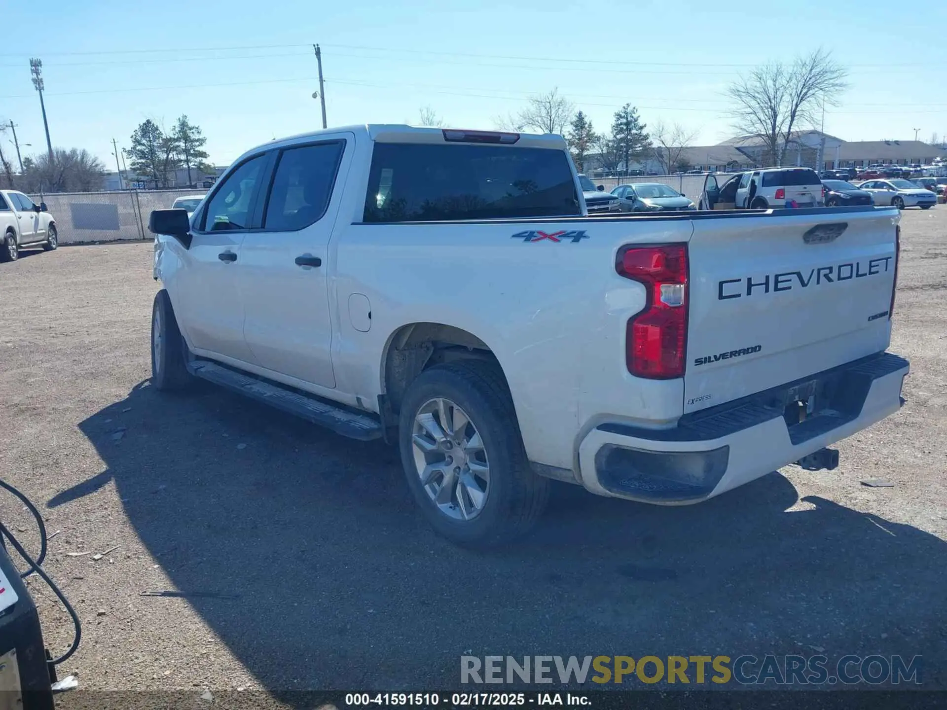 3 Photograph of a damaged car 1GCPDBEK0NZ547605 CHEVROLET SILVERADO 1500 2022