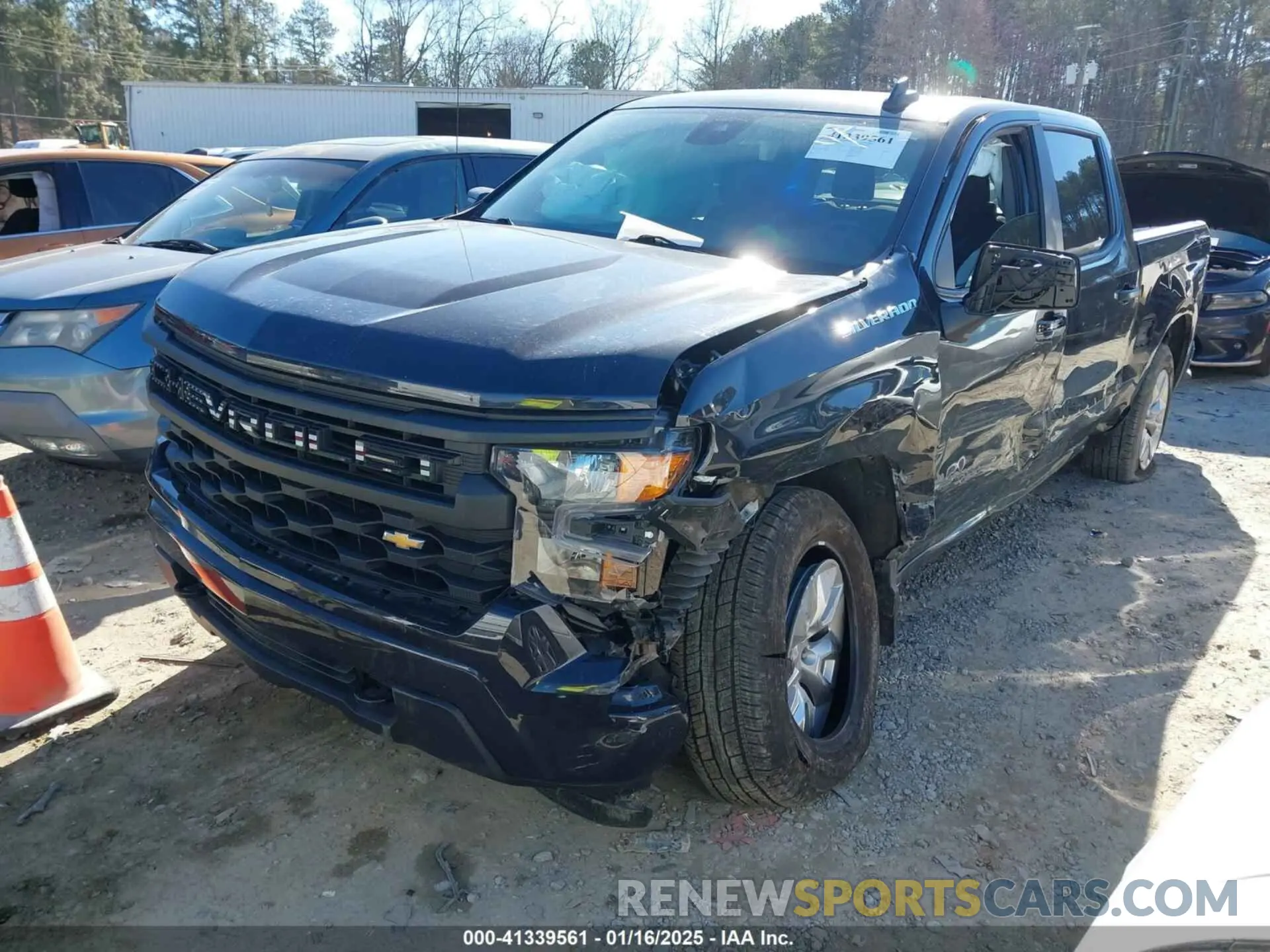 2 Фотография поврежденного автомобиля 1GCPDBEK0NZ604529 CHEVROLET SILVERADO 1500 2022