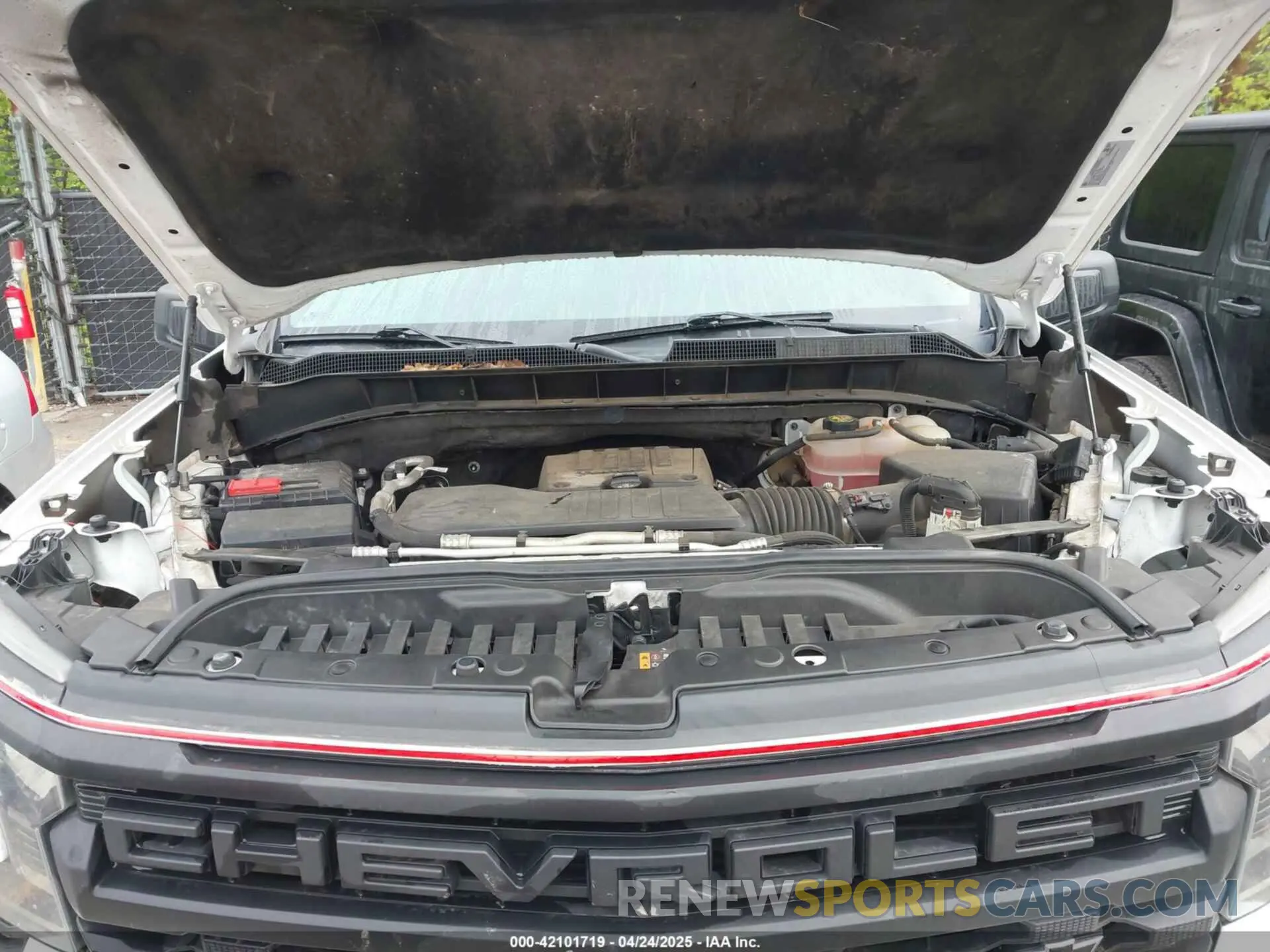 10 Фотография поврежденного автомобиля 1GCPDBEK3NZ610647 CHEVROLET SILVERADO 1500 2022