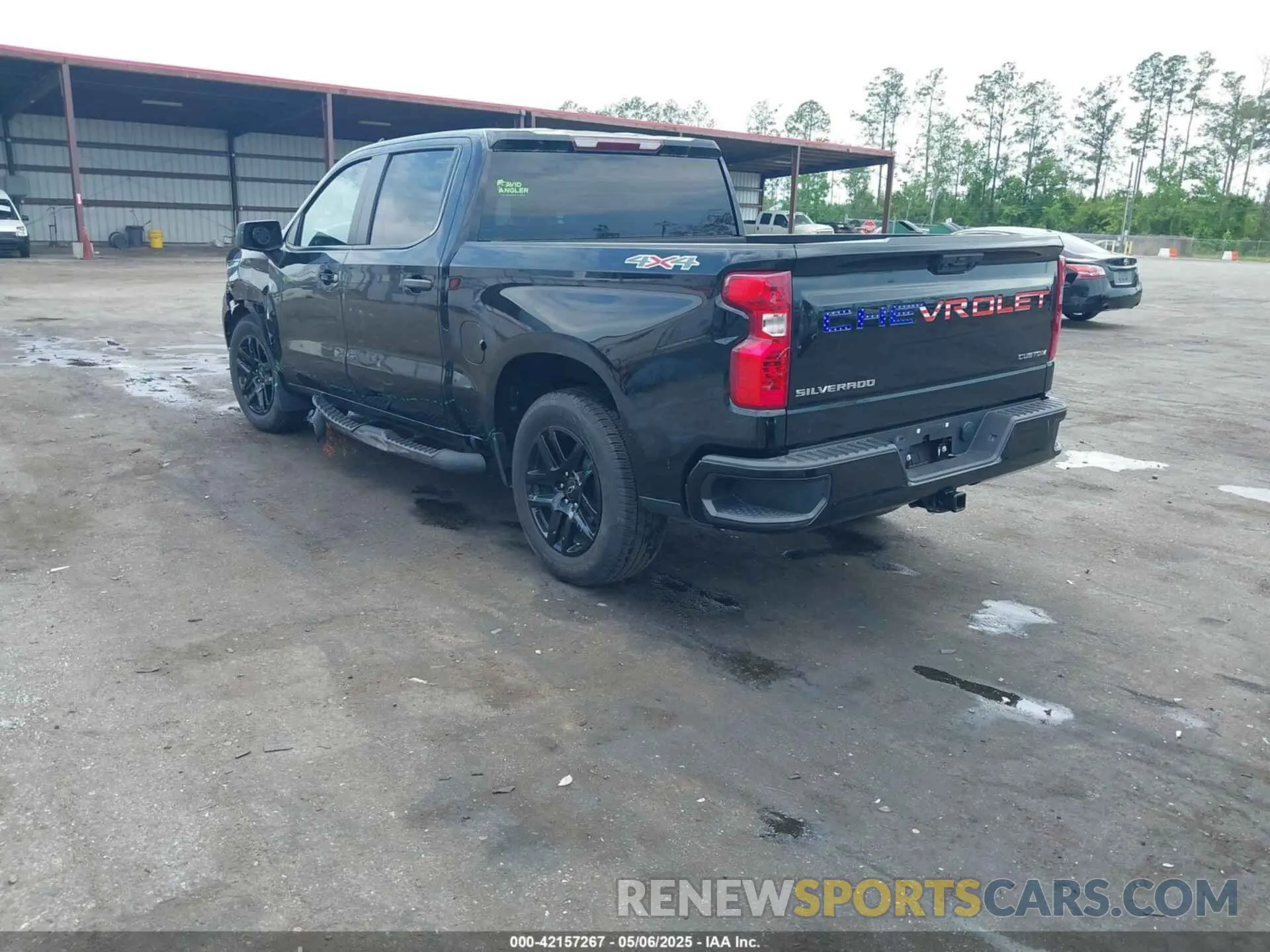 3 Фотография поврежденного автомобиля 1GCPDBEK8NZ609610 CHEVROLET SILVERADO 1500 2022