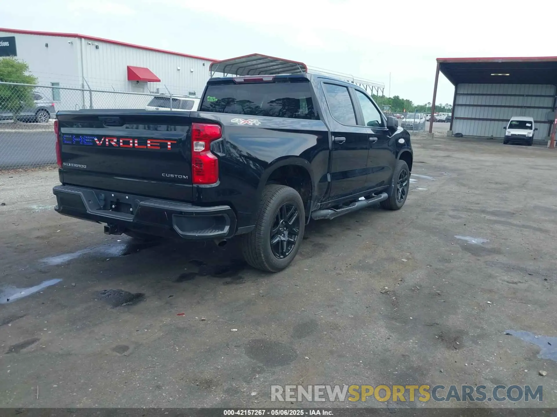 4 Фотография поврежденного автомобиля 1GCPDBEK8NZ609610 CHEVROLET SILVERADO 1500 2022