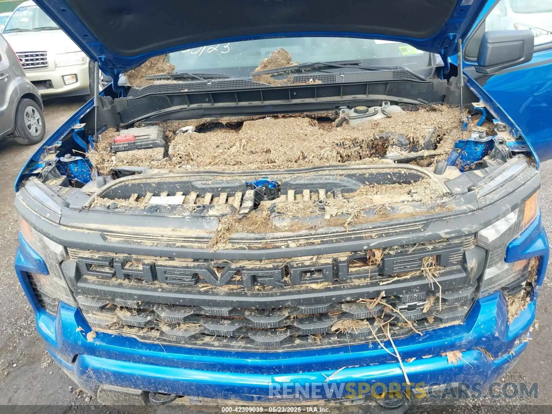 10 Photograph of a damaged car 1GCPDBEKXNZ527992 CHEVROLET SILVERADO 1500 2022