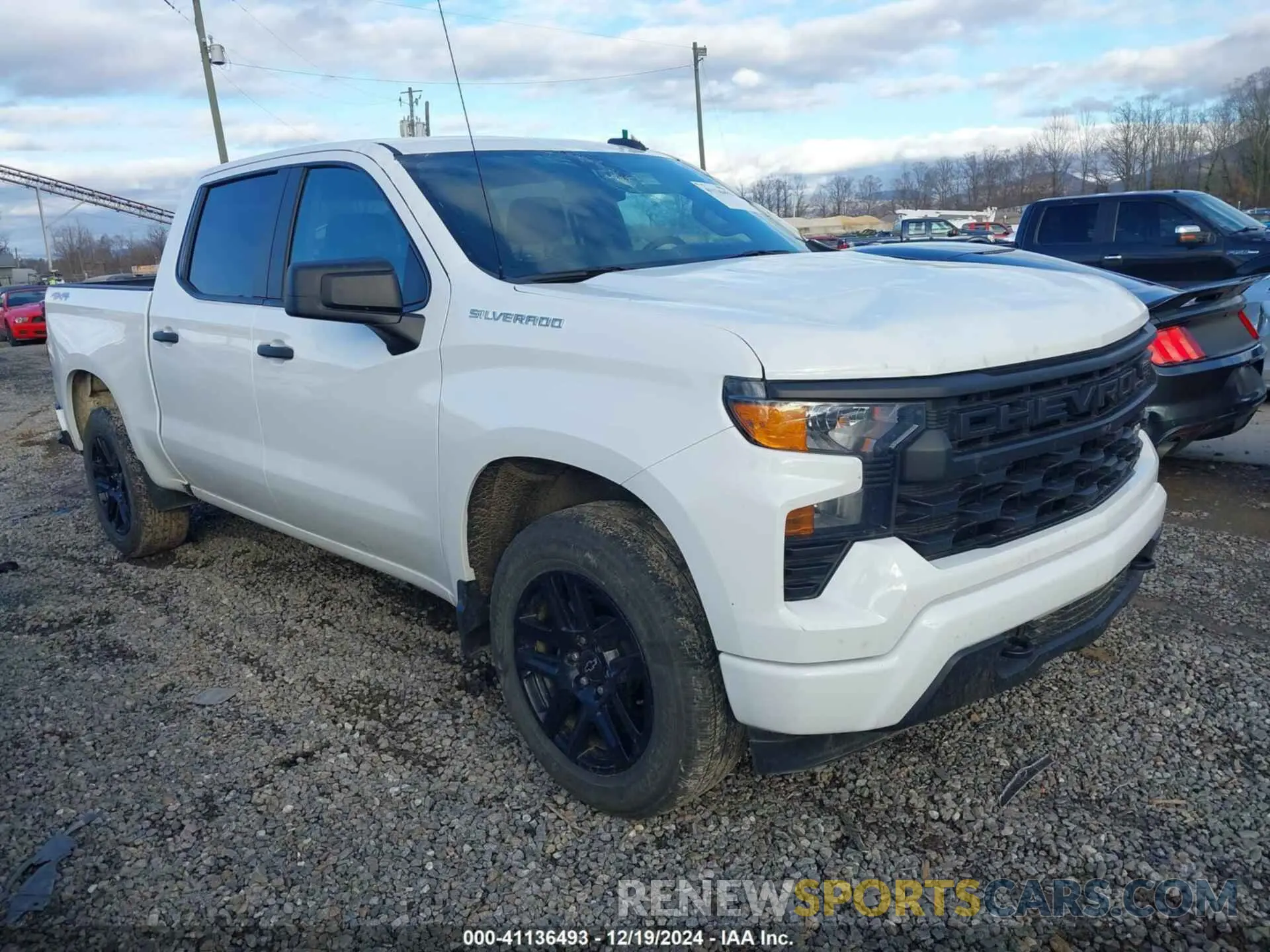 1 Photograph of a damaged car 1GCPDBEKXNZ599159 CHEVROLET SILVERADO 1500 2022
