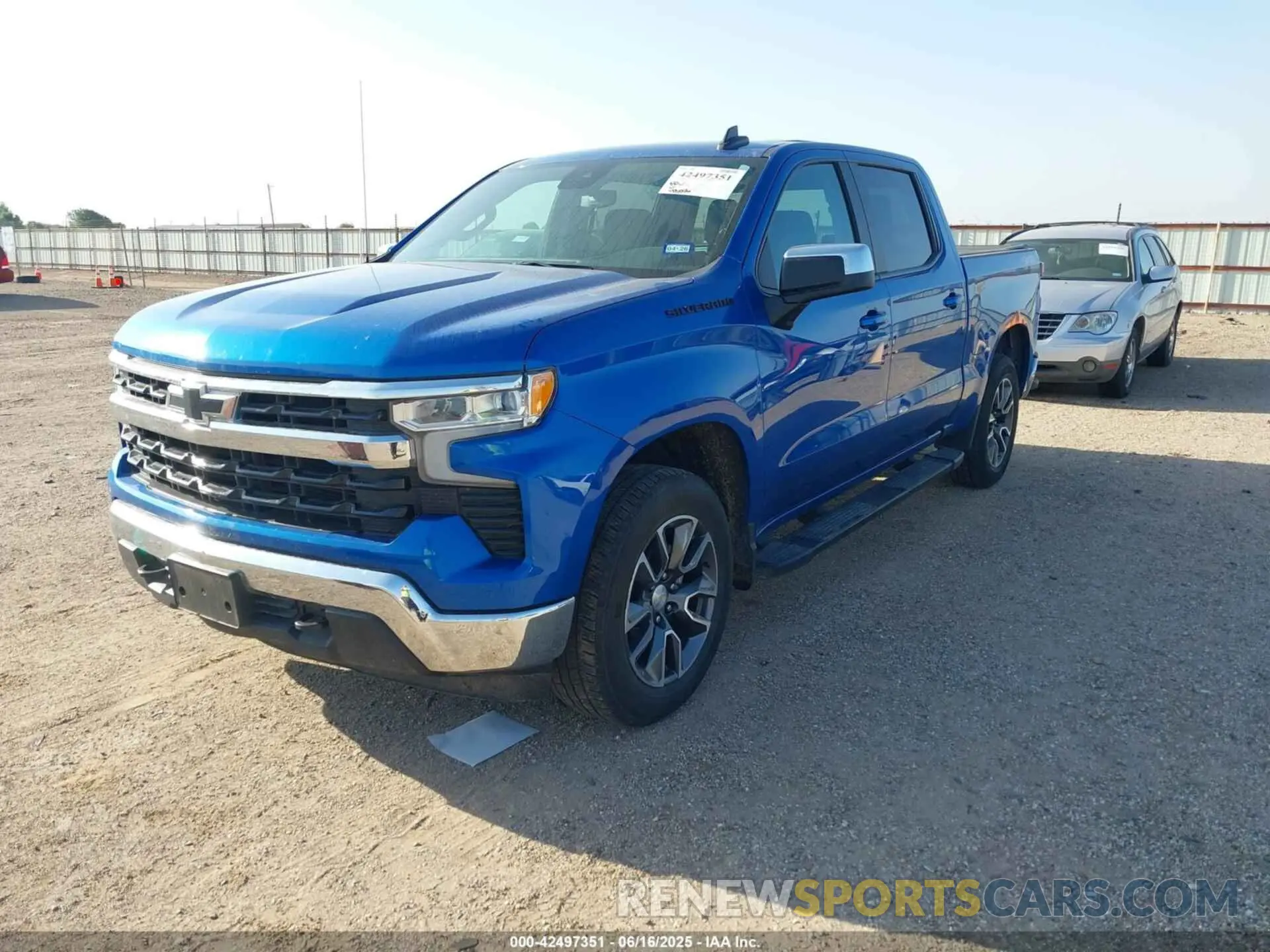 2 Фотография поврежденного автомобиля 1GCPDDEK6NZ555512 CHEVROLET SILVERADO 1500 2022