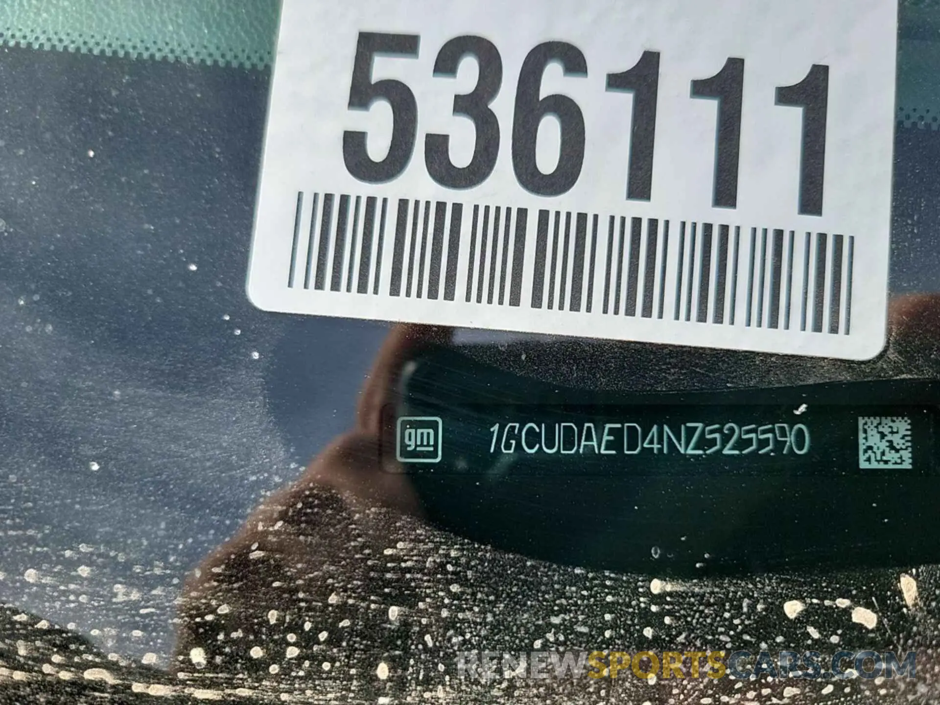 6 Фотография поврежденного автомобиля 1GCUDAED4NZ525590 CHEVROLET SILVERADO 1500 2022