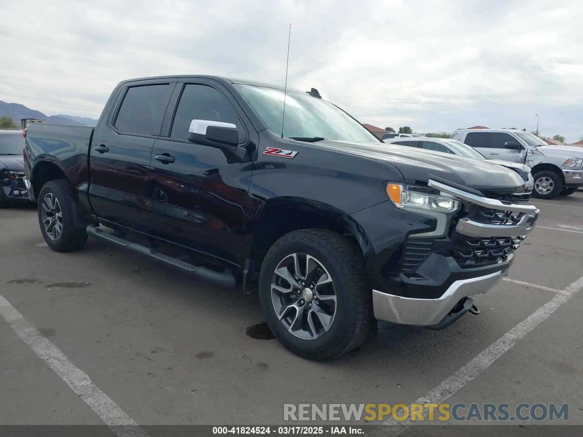 1 Photograph of a damaged car 1GCUDDED6NZ528279 CHEVROLET SILVERADO 1500 2022