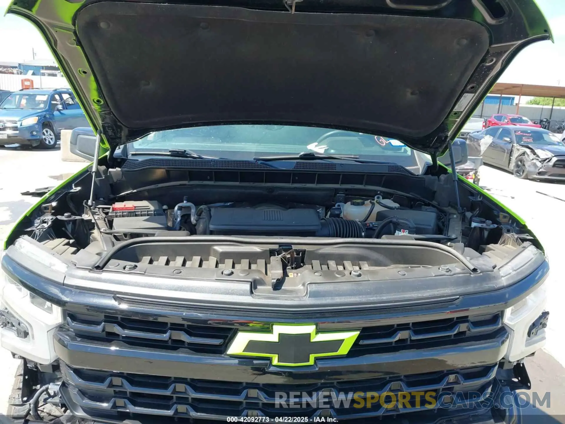 10 Фотография поврежденного автомобиля 1GCUDEED7NZ585337 CHEVROLET SILVERADO 1500 2022