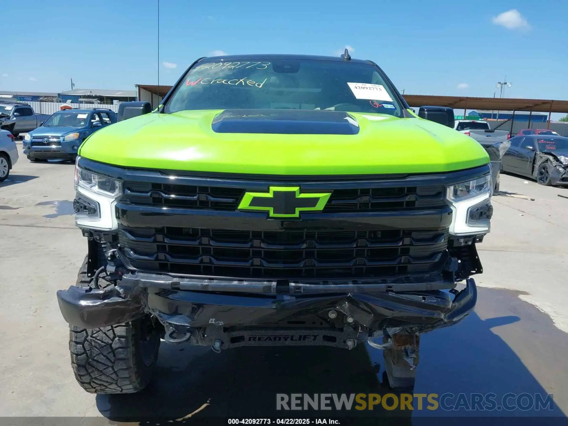 13 Фотография поврежденного автомобиля 1GCUDEED7NZ585337 CHEVROLET SILVERADO 1500 2022