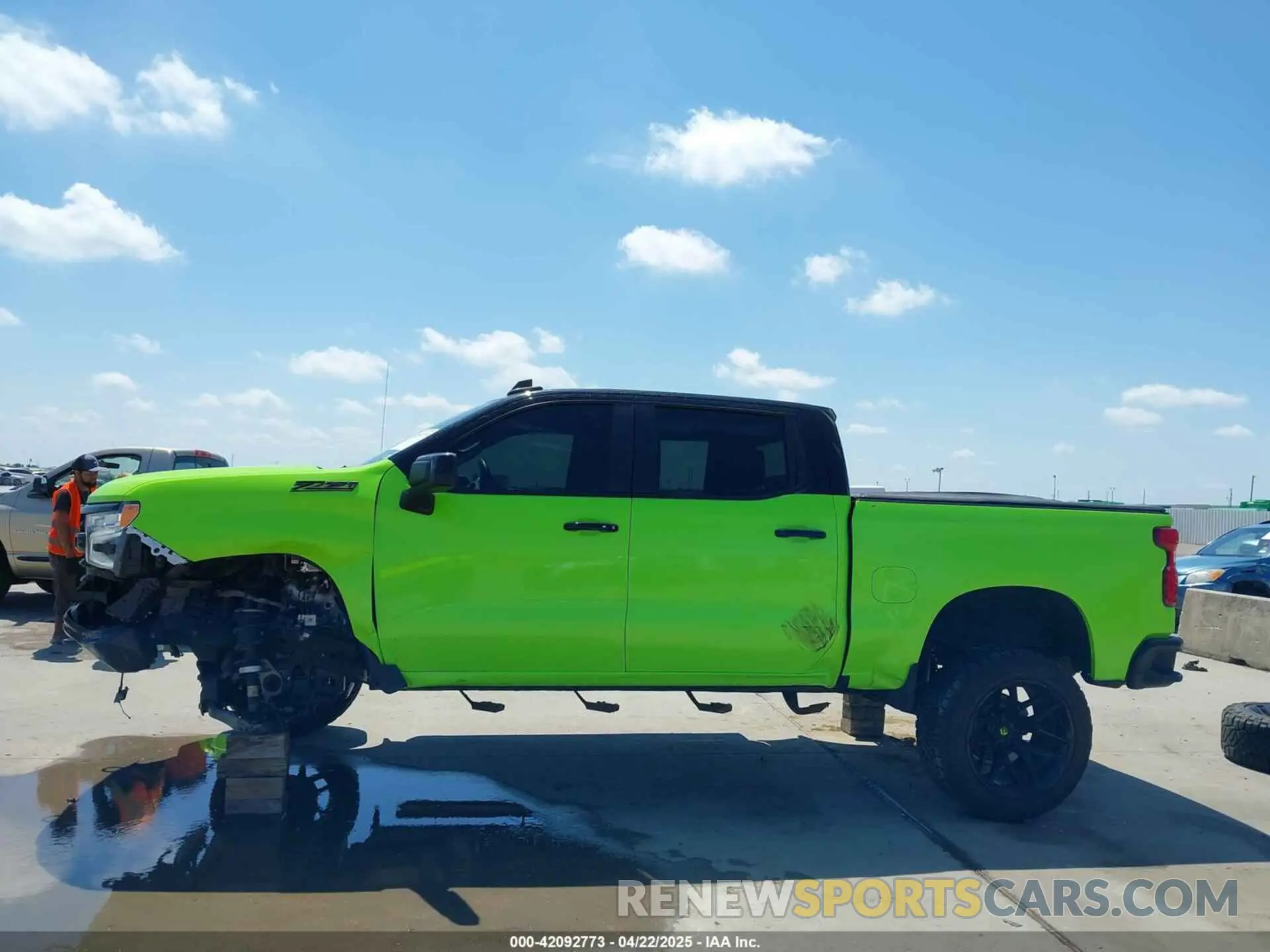 15 Фотография поврежденного автомобиля 1GCUDEED7NZ585337 CHEVROLET SILVERADO 1500 2022