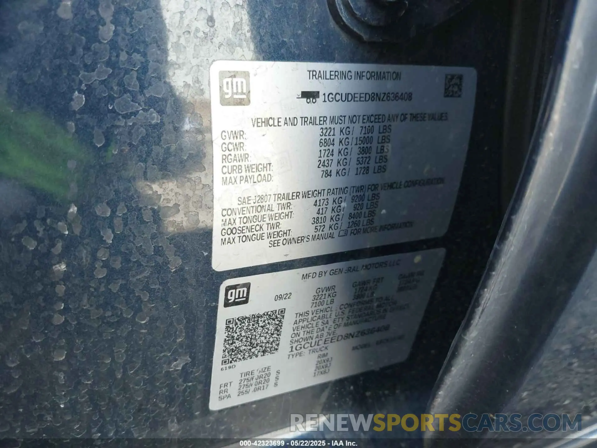 9 Photograph of a damaged car 1GCUDEED8NZ636408 CHEVROLET SILVERADO 1500 2022