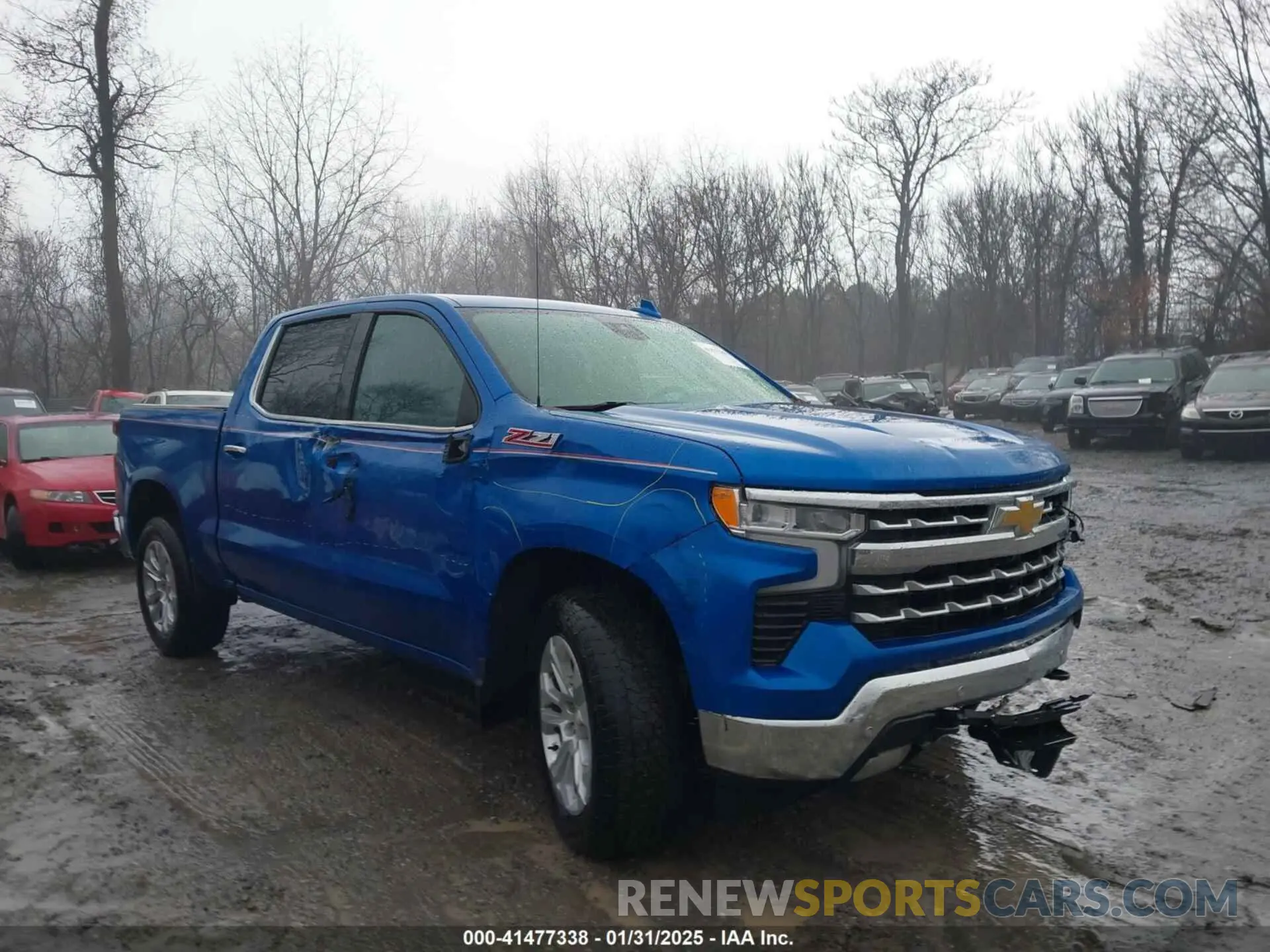 6 Photograph of a damaged car 1GCUDGED7NZ555928 CHEVROLET SILVERADO 1500 2022