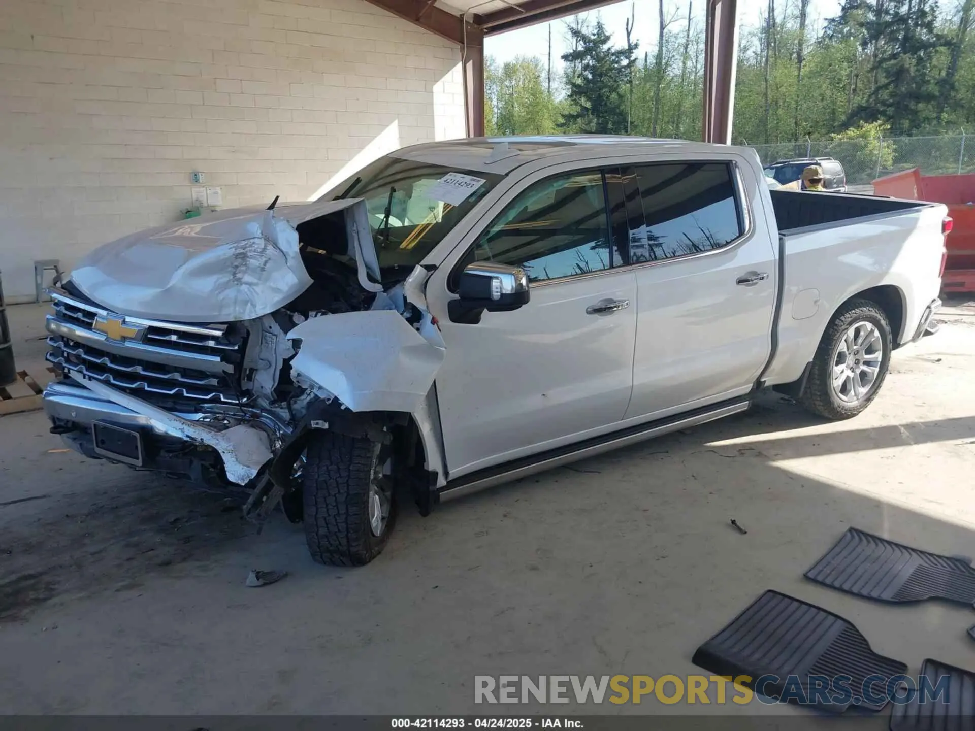 2 Фотография поврежденного автомобиля 1GCUDGEL9NZ542475 CHEVROLET SILVERADO 1500 2022