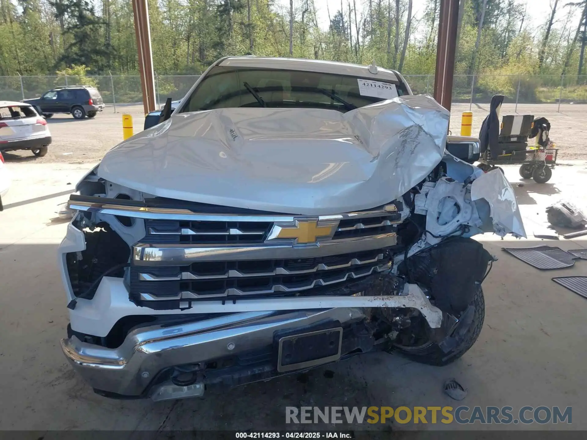 6 Фотография поврежденного автомобиля 1GCUDGEL9NZ542475 CHEVROLET SILVERADO 1500 2022