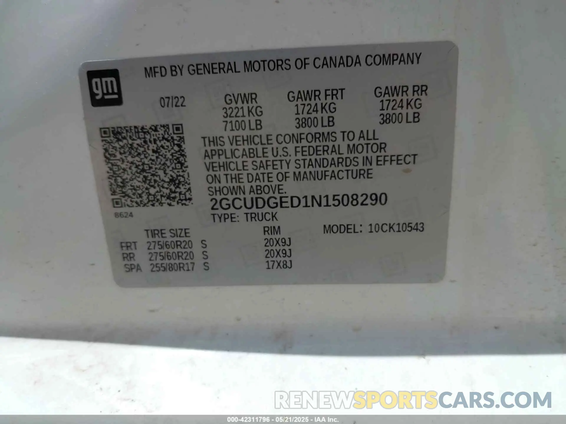 9 Photograph of a damaged car 2GCUDGED1N1508290 CHEVROLET SILVERADO 1500 2022
