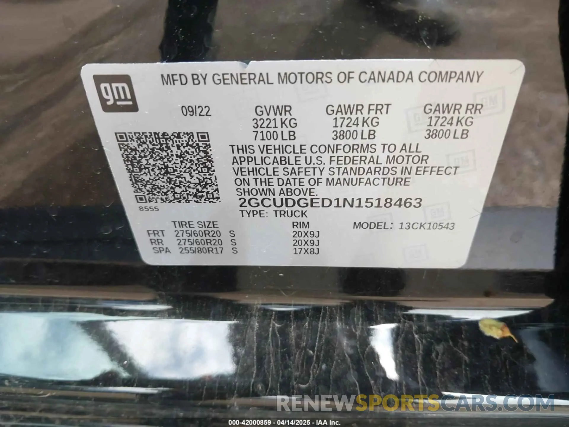 9 Photograph of a damaged car 2GCUDGED1N1518463 CHEVROLET SILVERADO 1500 2022