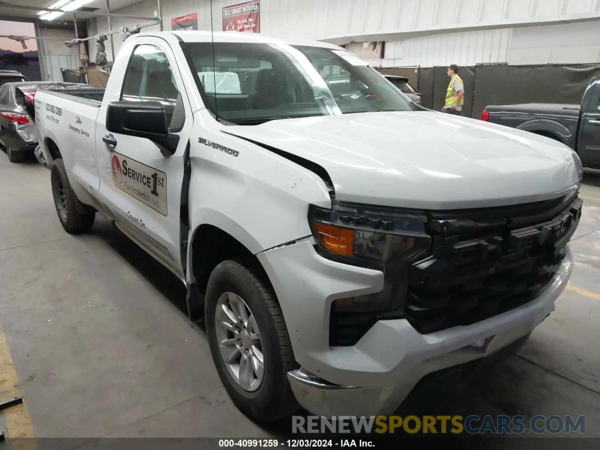 1 Photograph of a damaged car 3GCNAAED2NG661519 CHEVROLET SILVERADO 1500 2022
