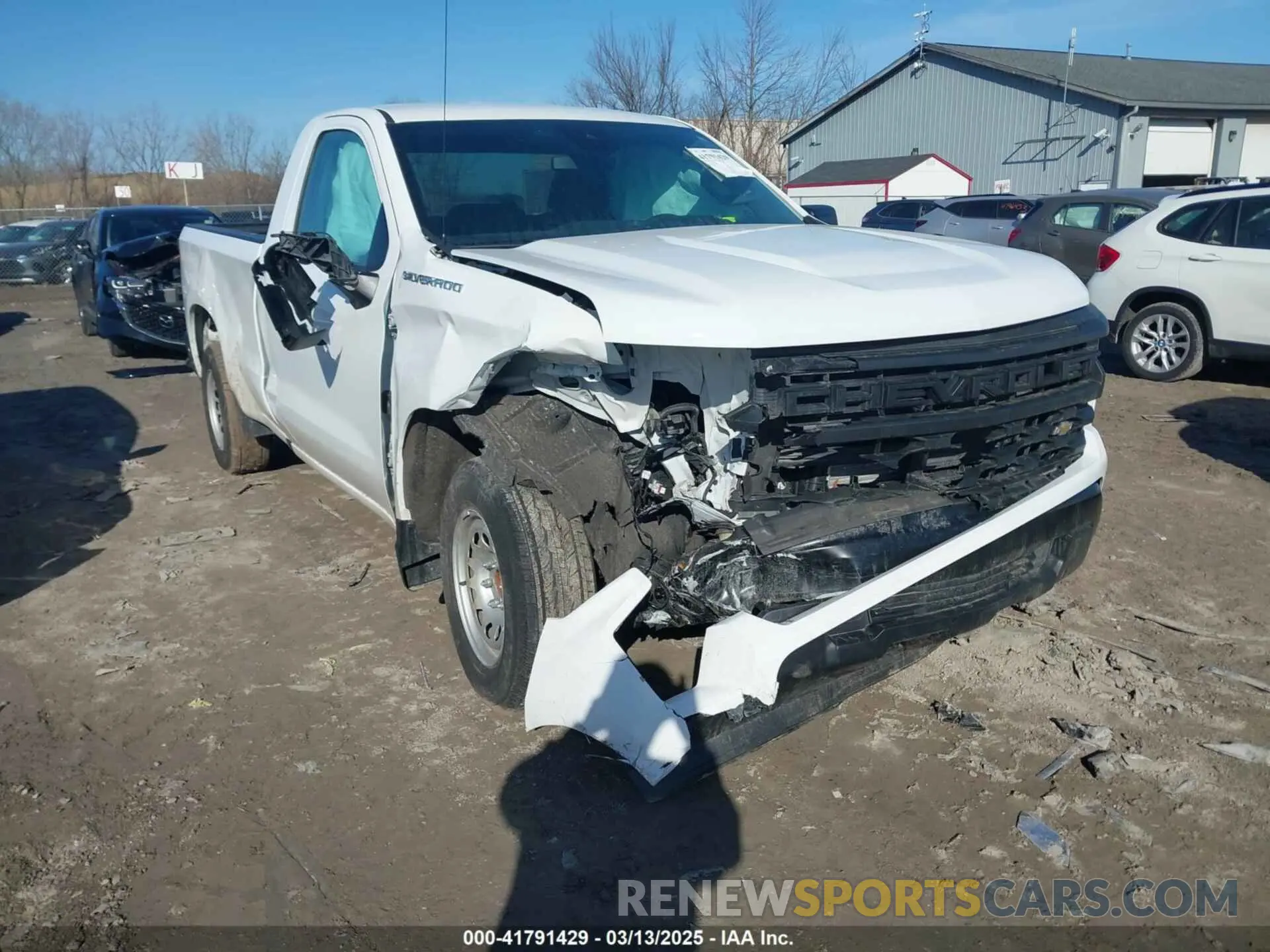 1 Фотография поврежденного автомобиля 3GCNAAEK4NG506033 CHEVROLET SILVERADO 1500 2022